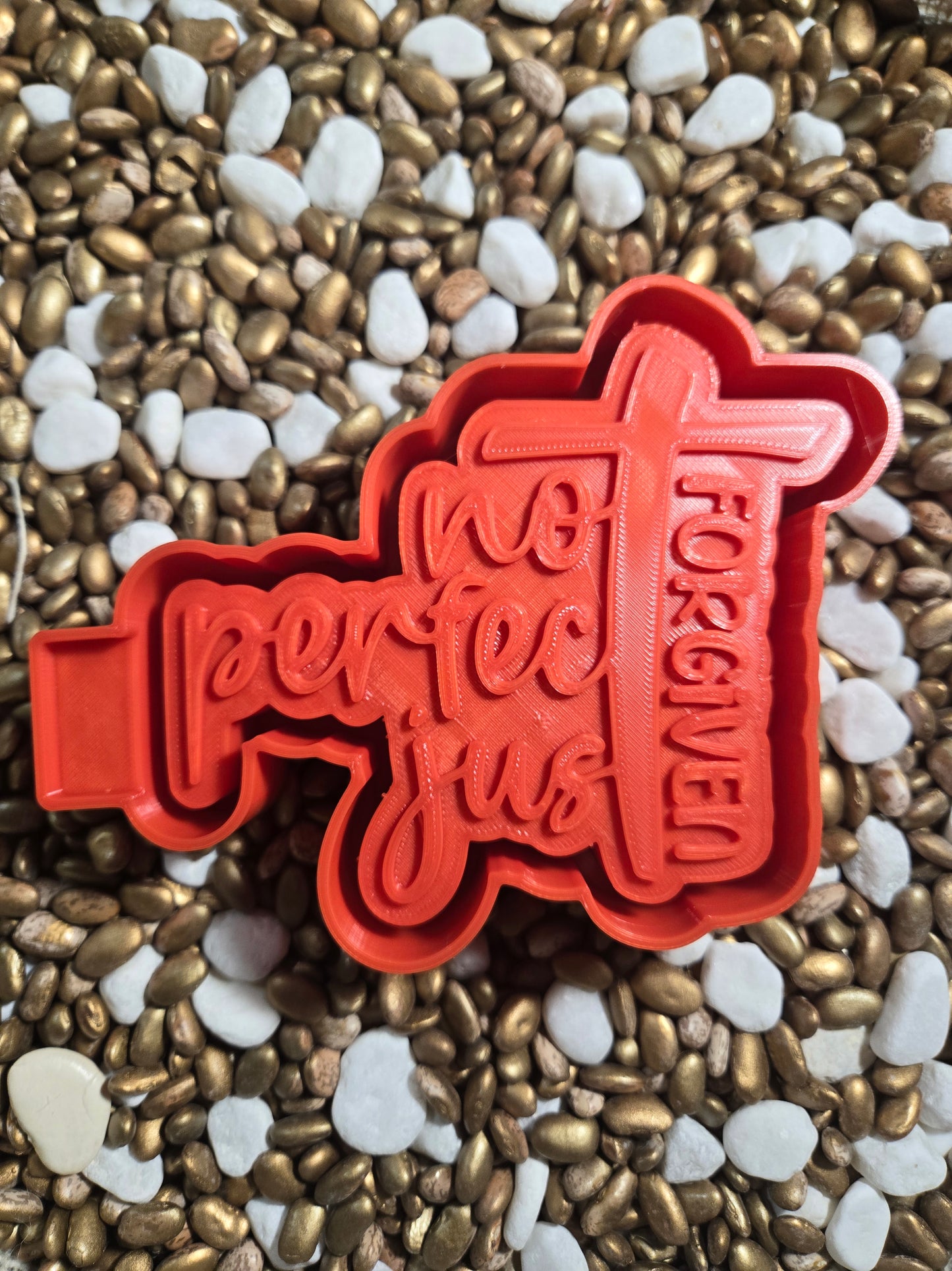 Not Perfect Just Forgiven Freshie Mold