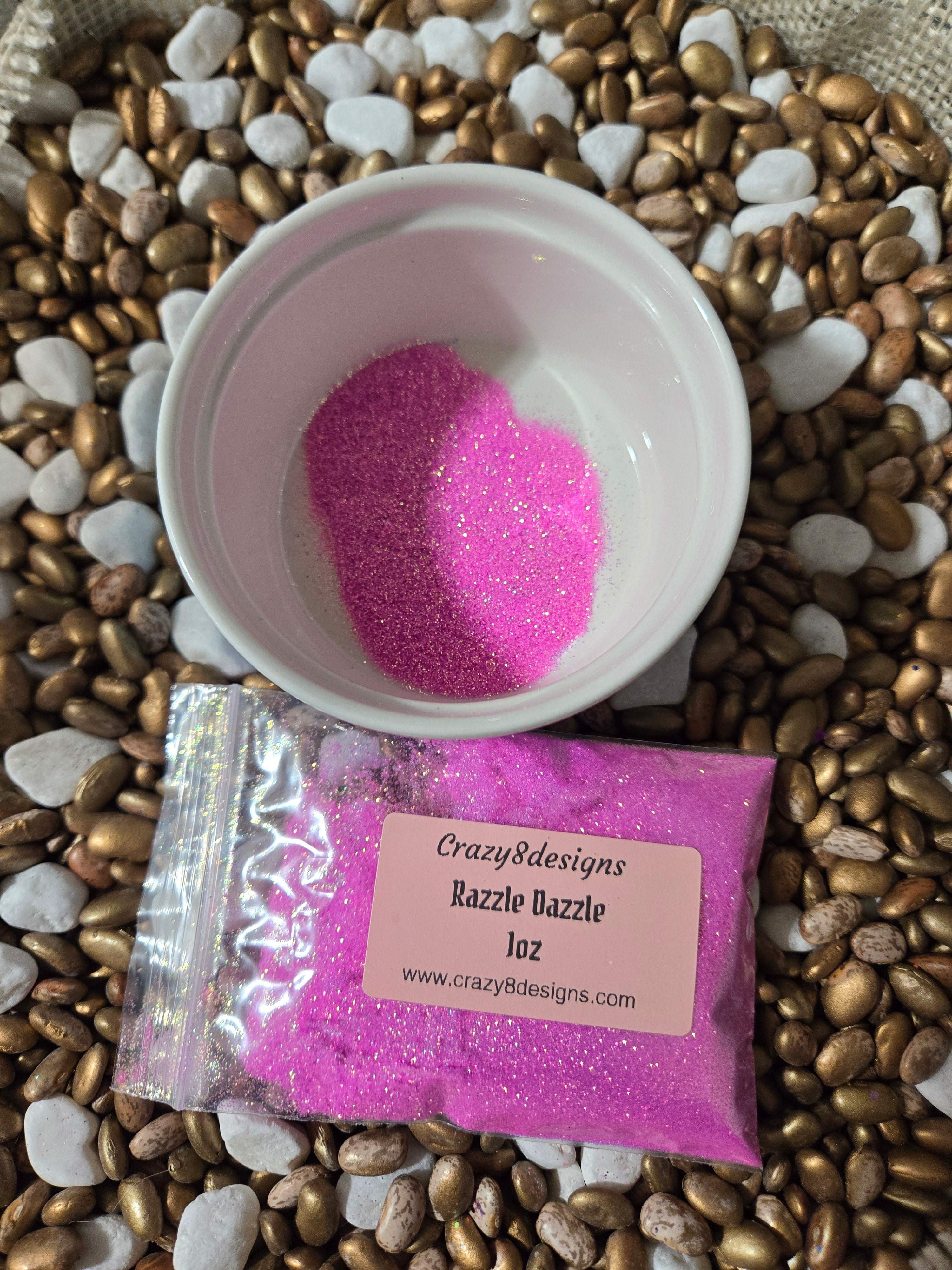 1 Oz Bag Of Razzle Dazzle Glitter Crazy 8 Design 1-oz-bag-of-razzle-dazzle-glitter-crazy-8-design