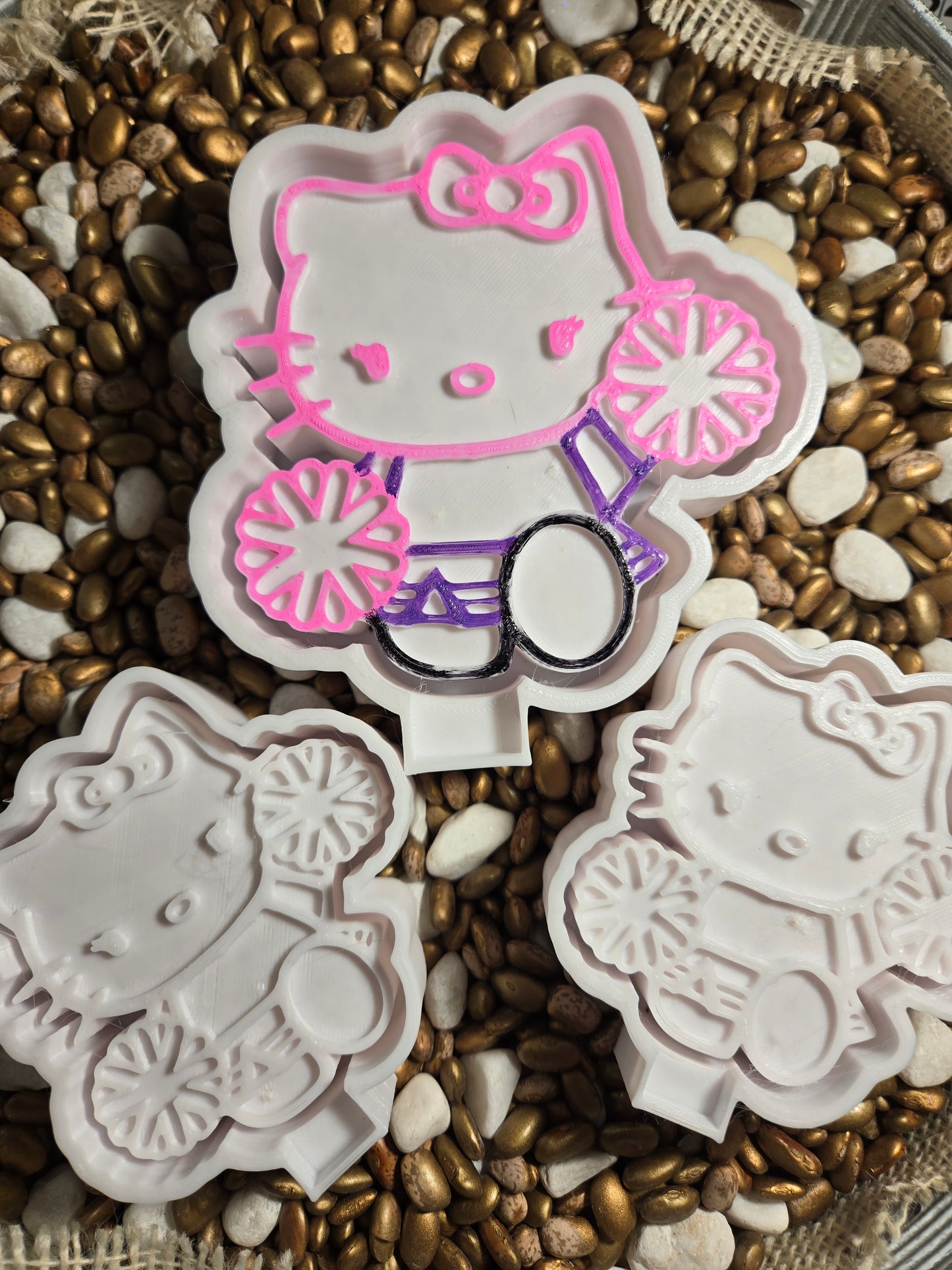 Cheer Kittie Freshie Mold