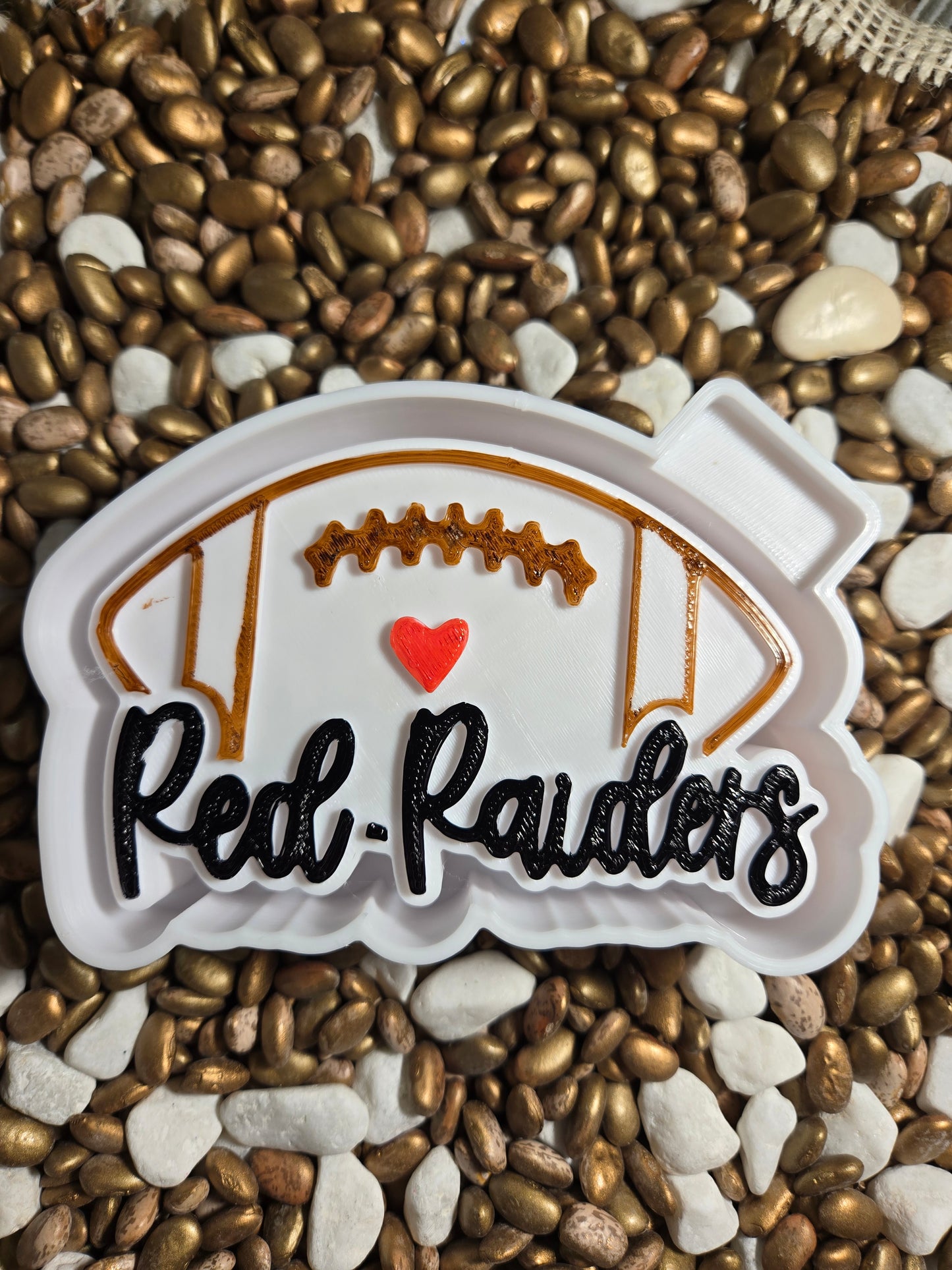 Red Raiders Football Freshie Mold