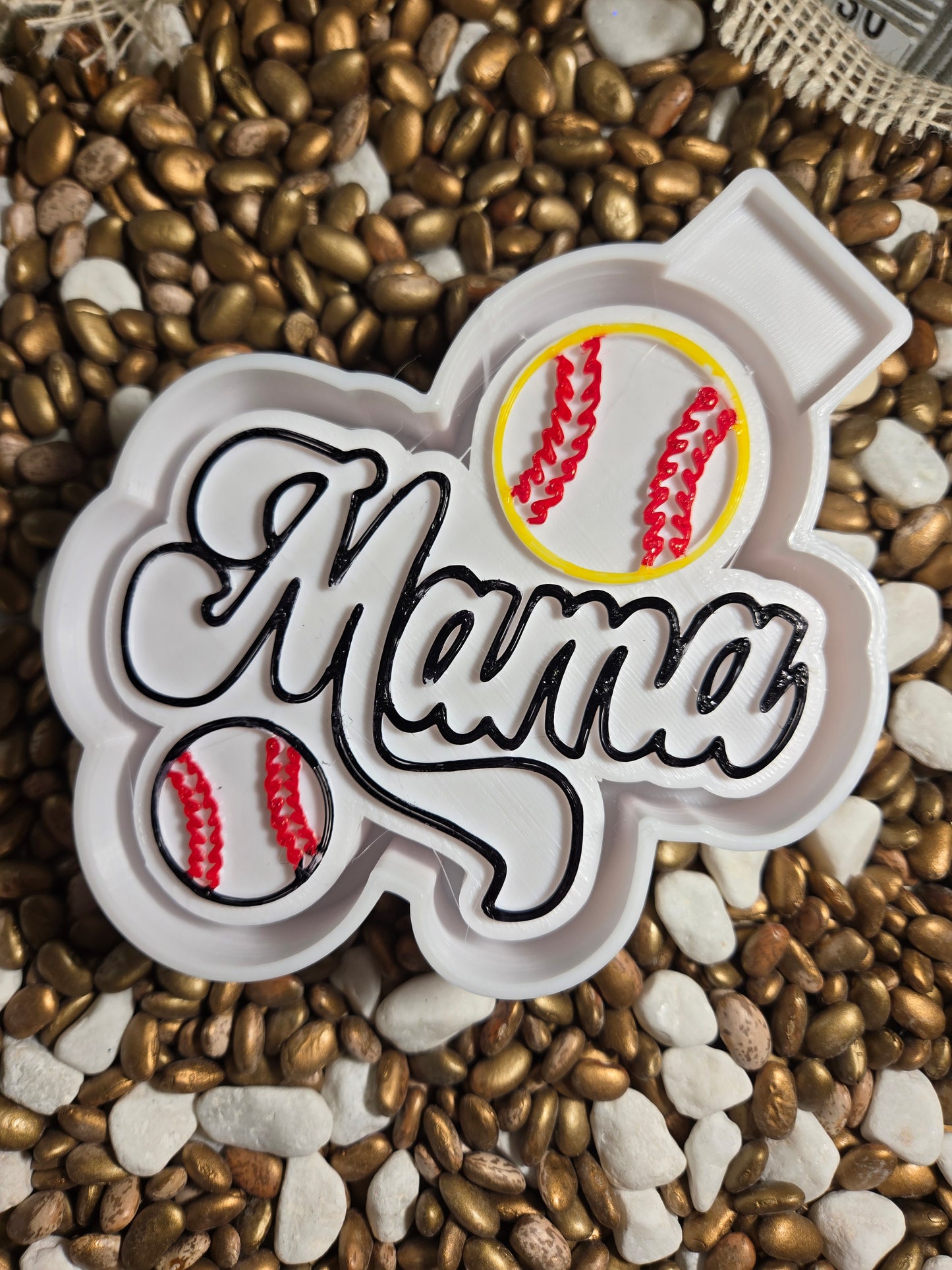 Baseball Mama Freshie Mold