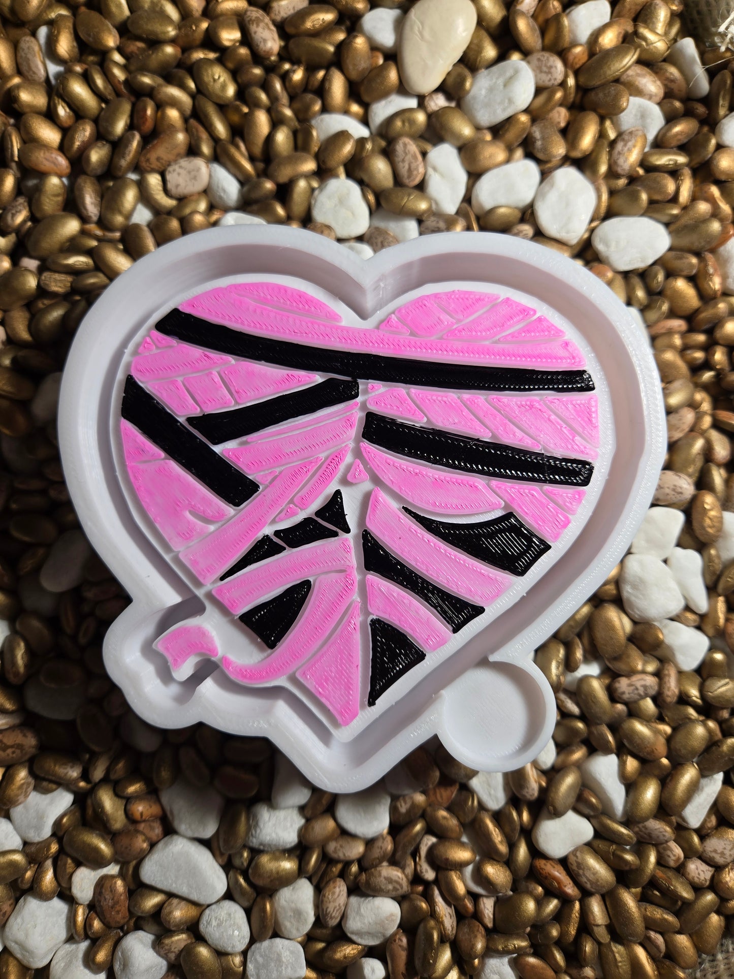 Mummy Booty Heart Freshie Mold