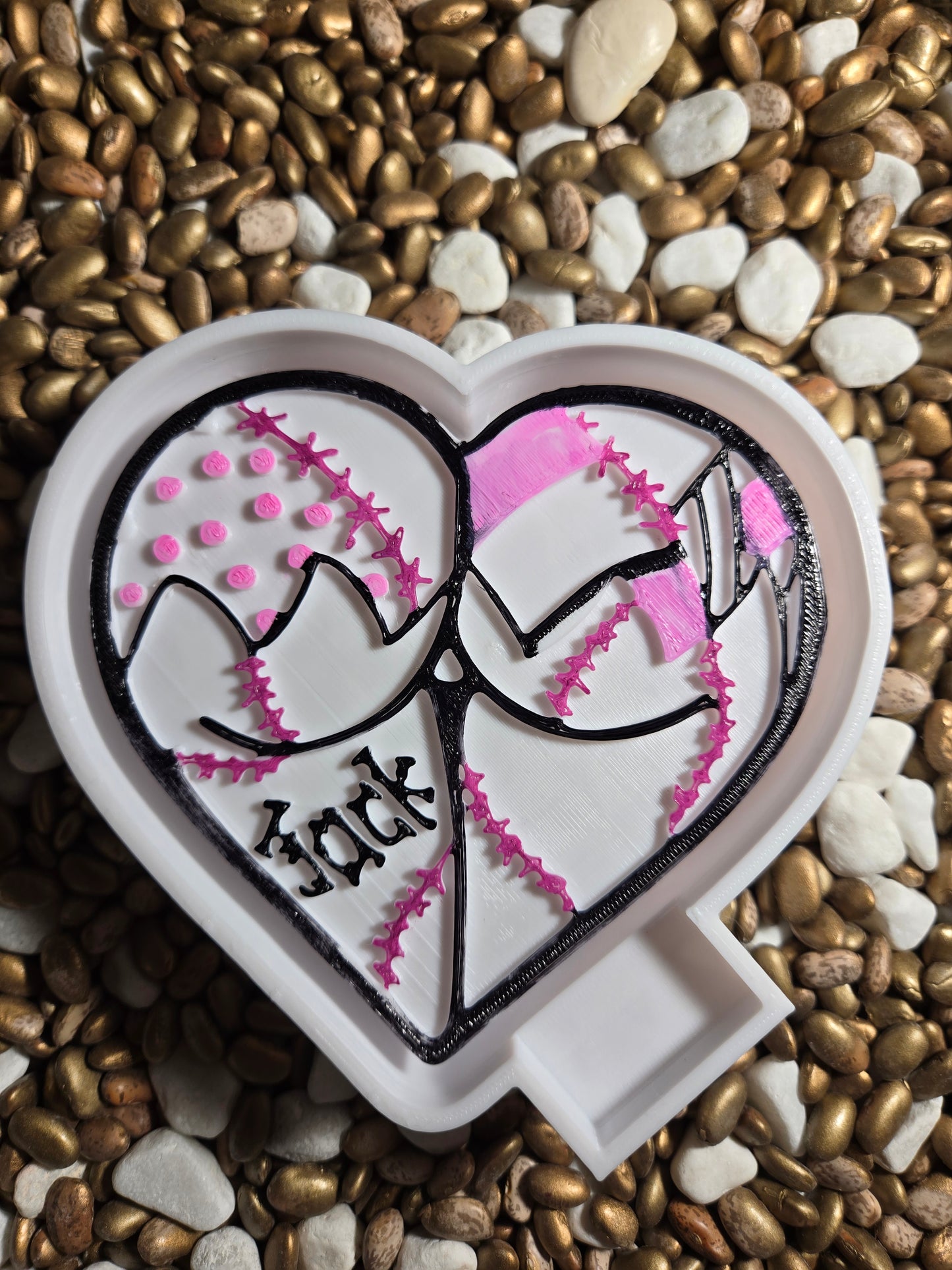 Pumpkin Booty Heart Freshie Mold