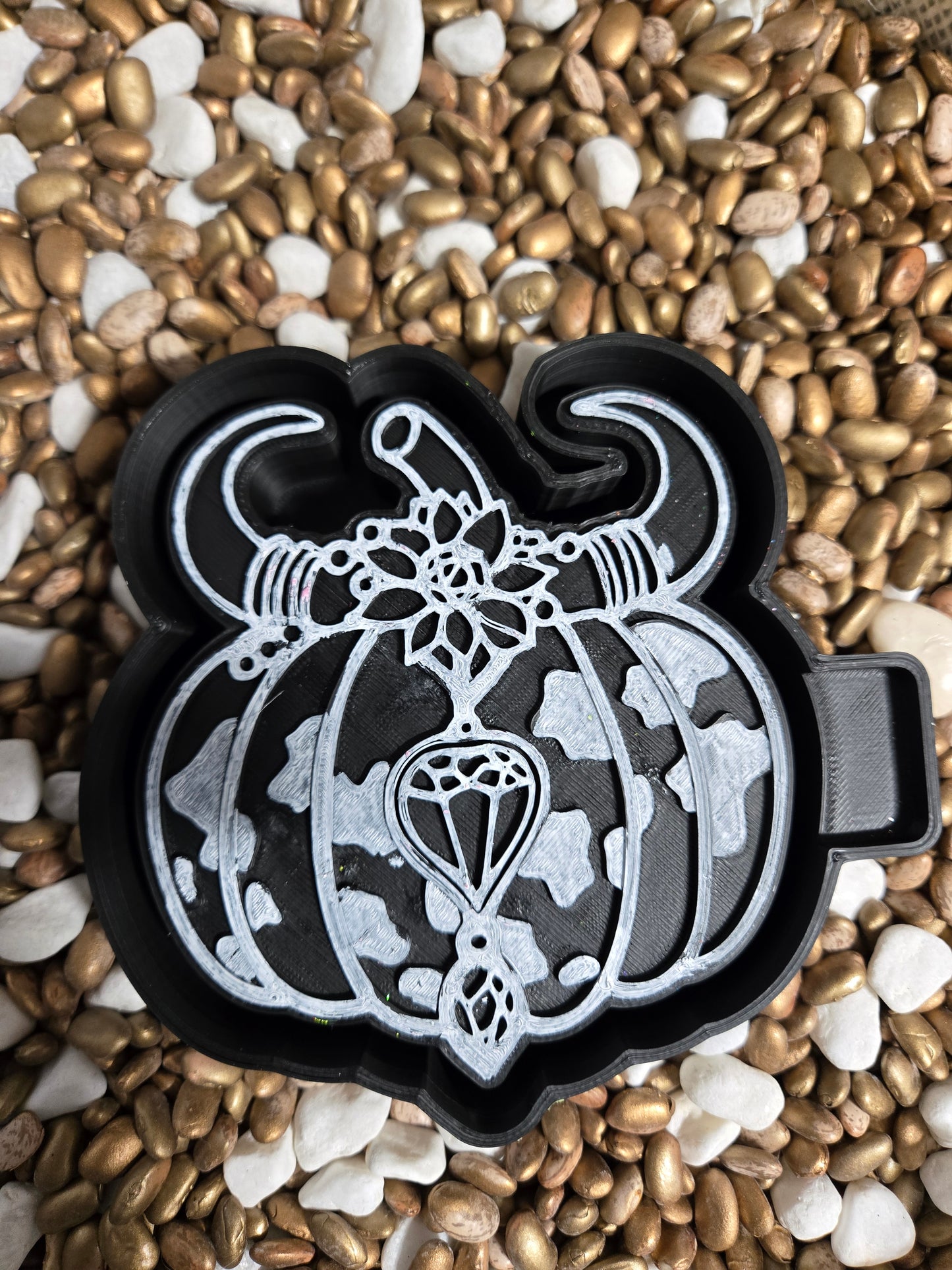 Horned Pumpkin Freshie Mold