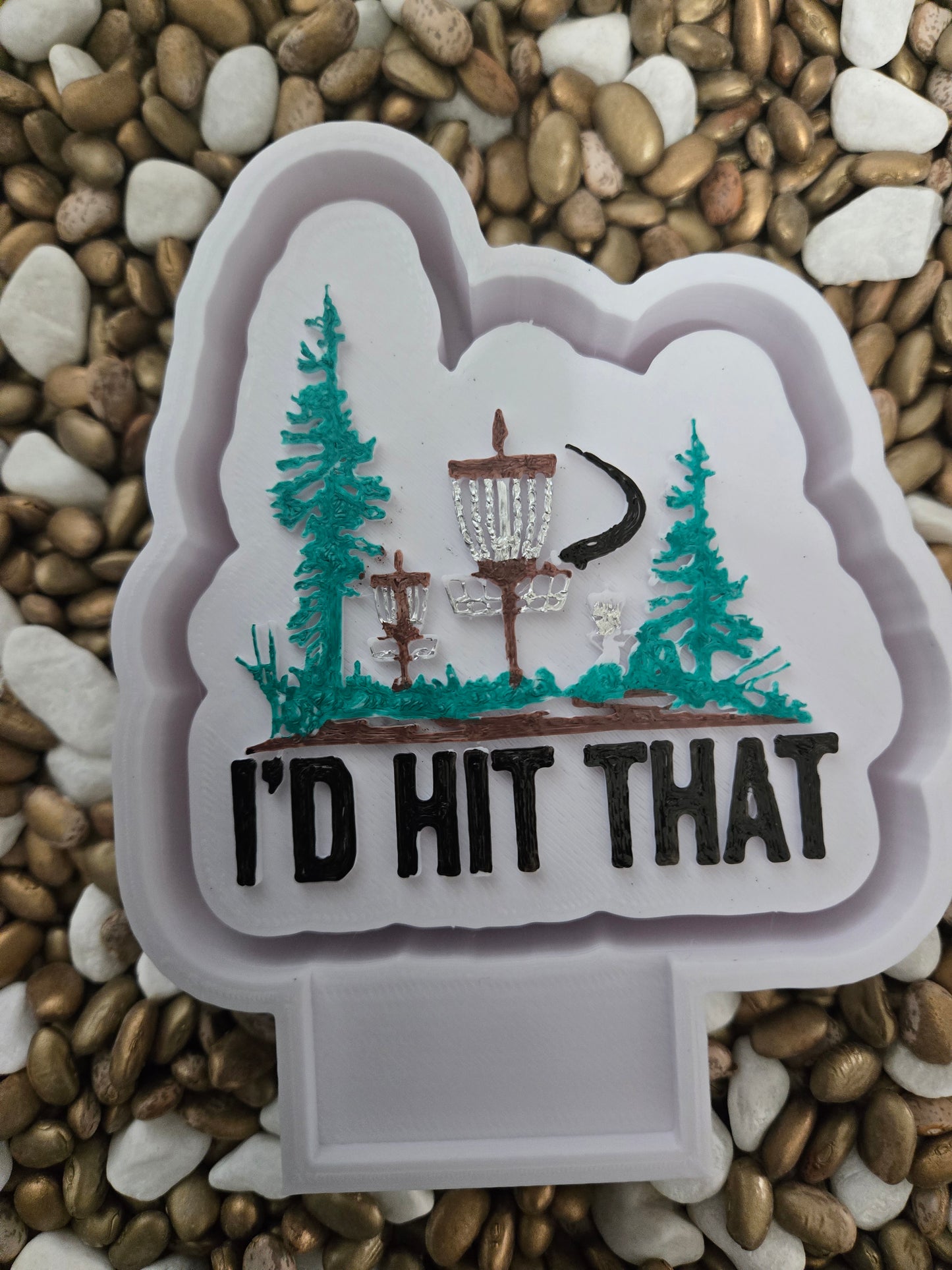 Disk Golf Freshie Mold