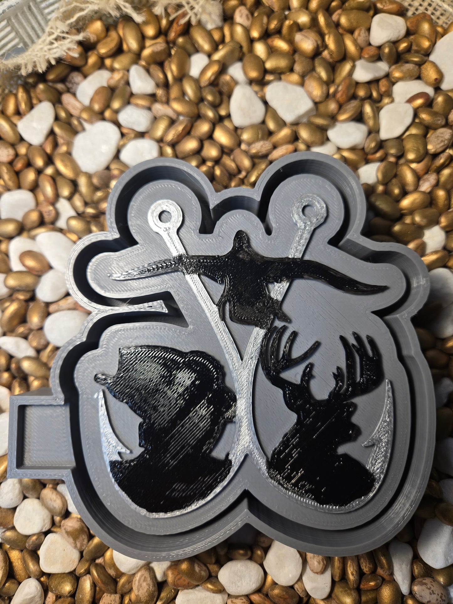 Hook Deer Freshie Mold