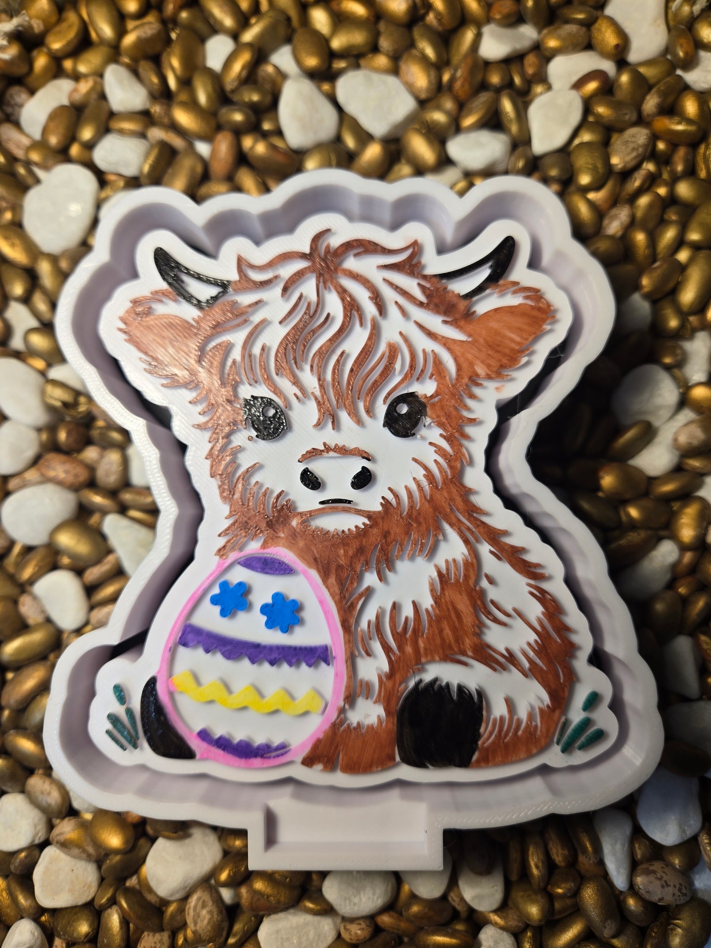Easter Cow Freshie Mold