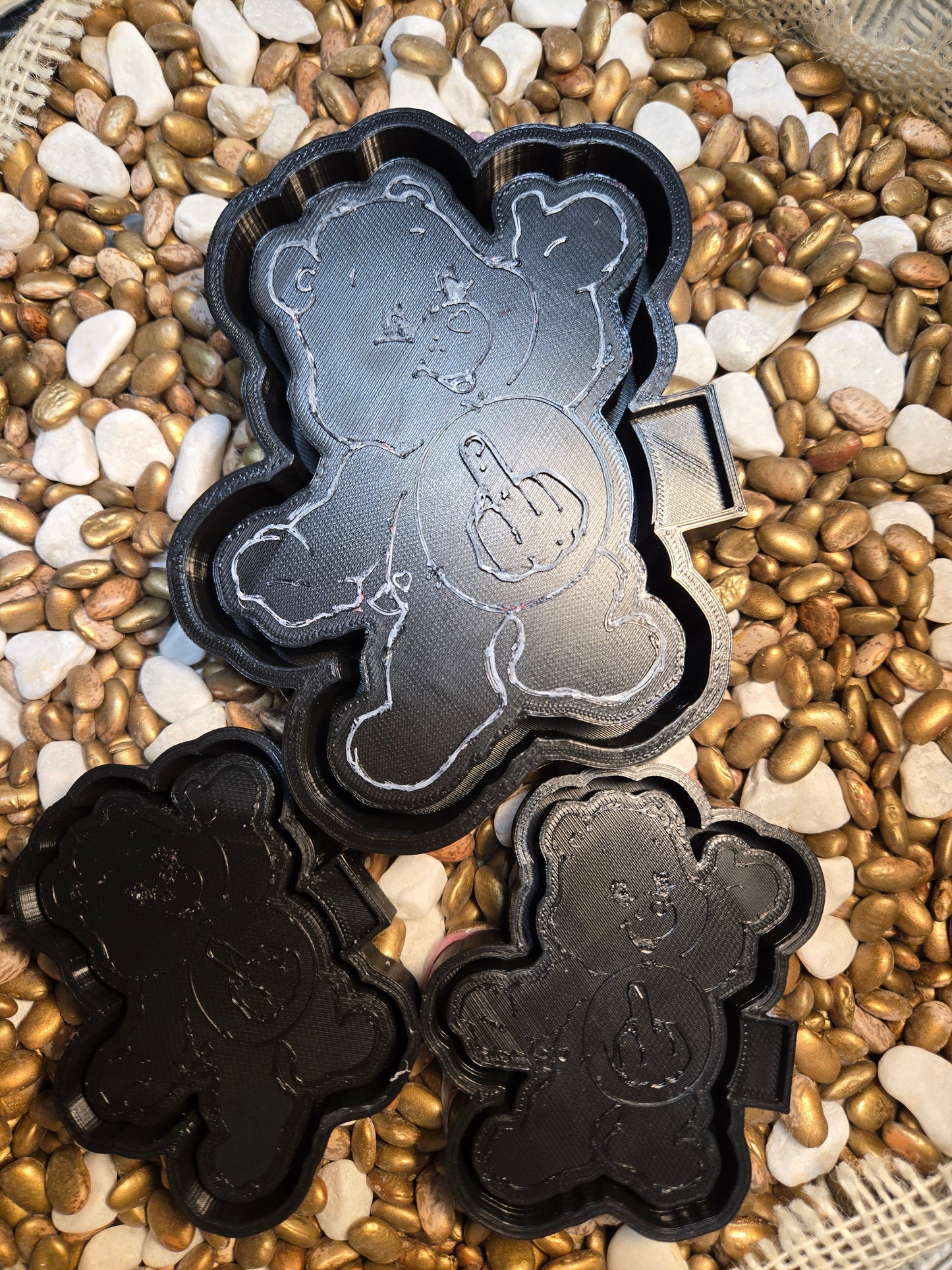 F OFF Bear Mold and Vent Clip Molds