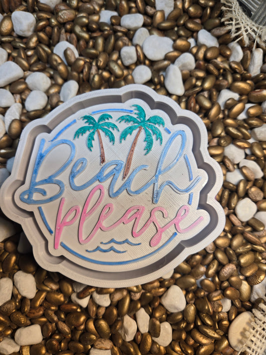 Beach Please Freshie Mold
