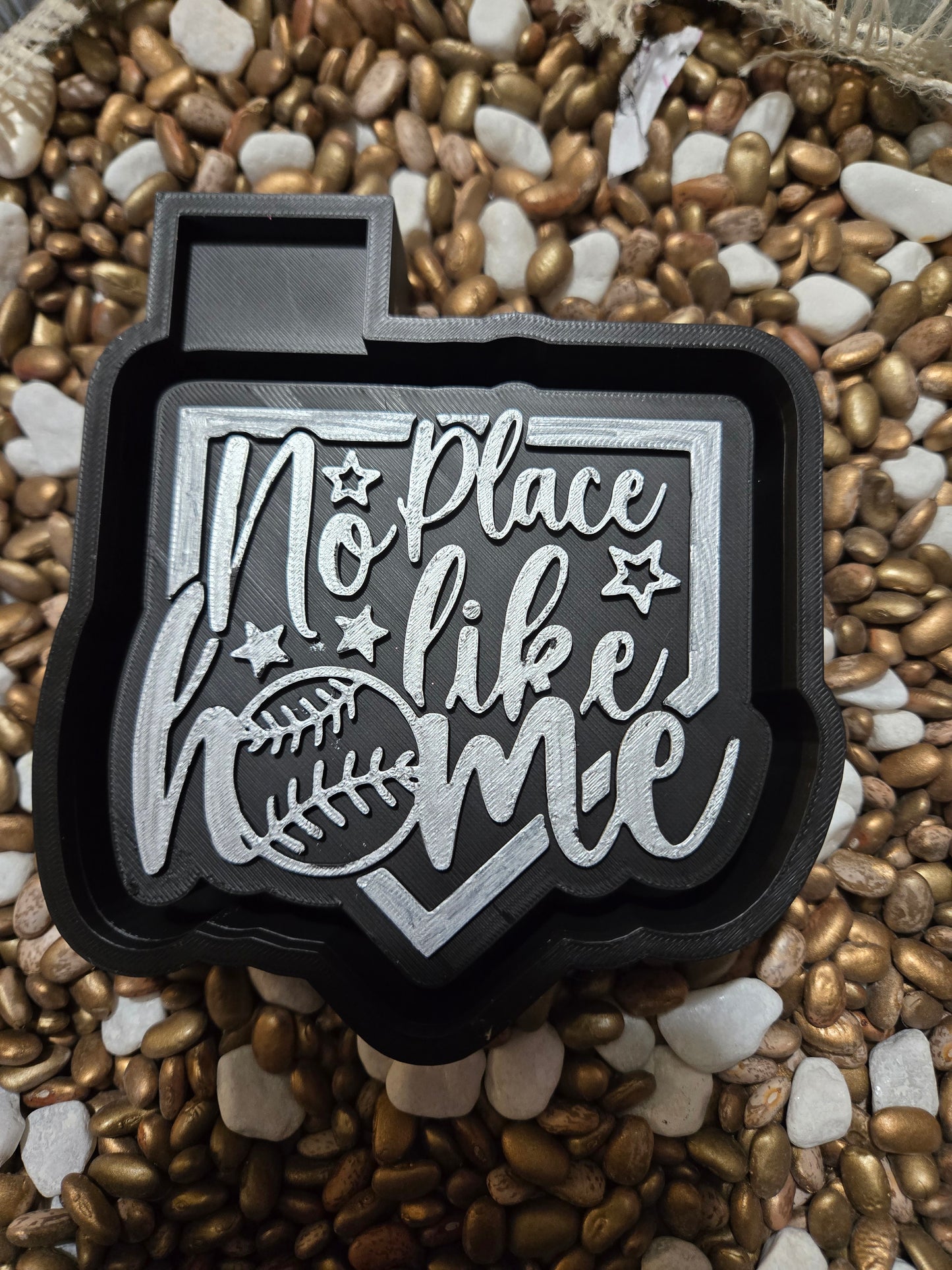 0533.No Place Like Home Baseball Freshie Mold