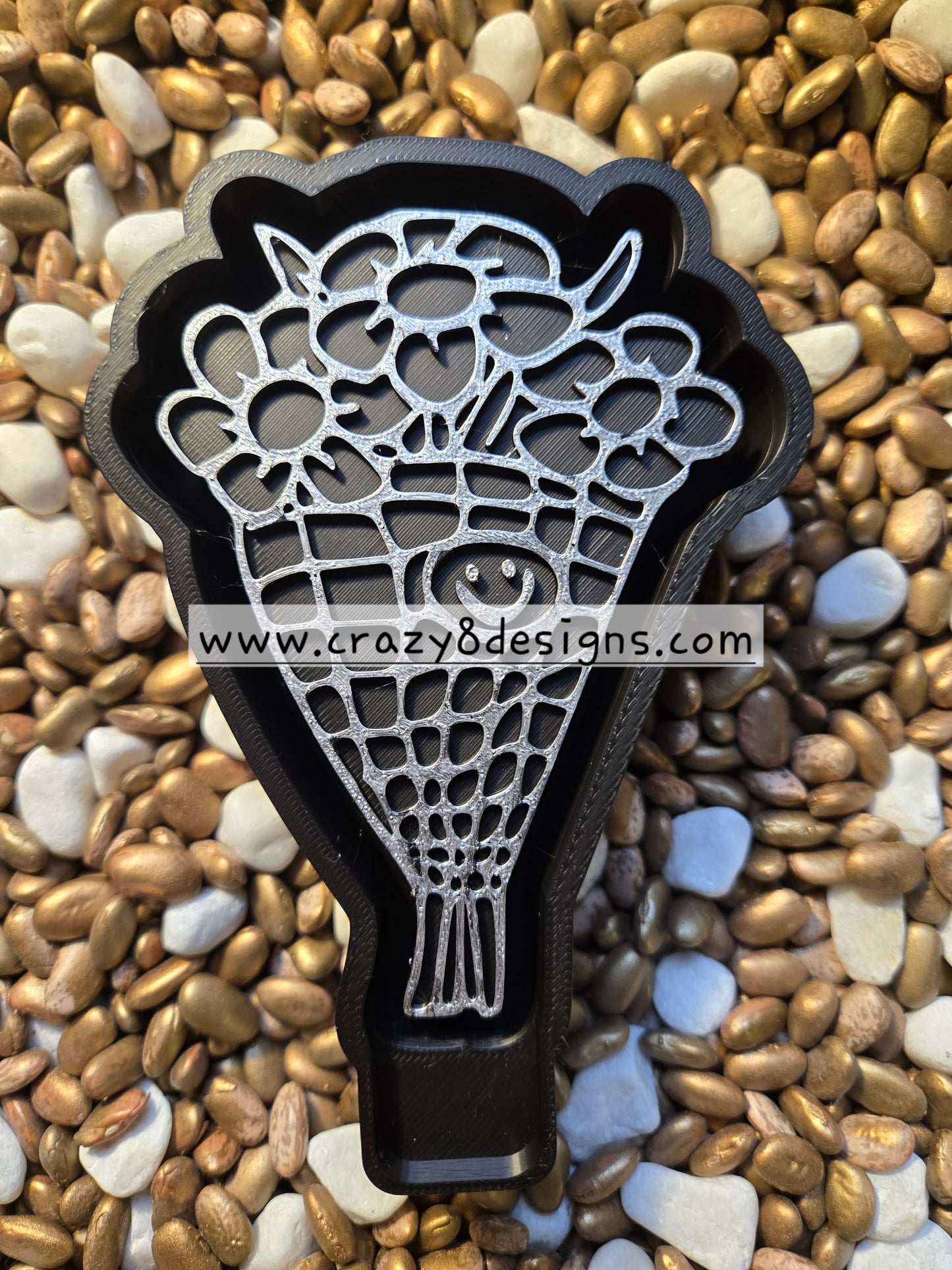 1433. Flower Bouquet Freshie Mold