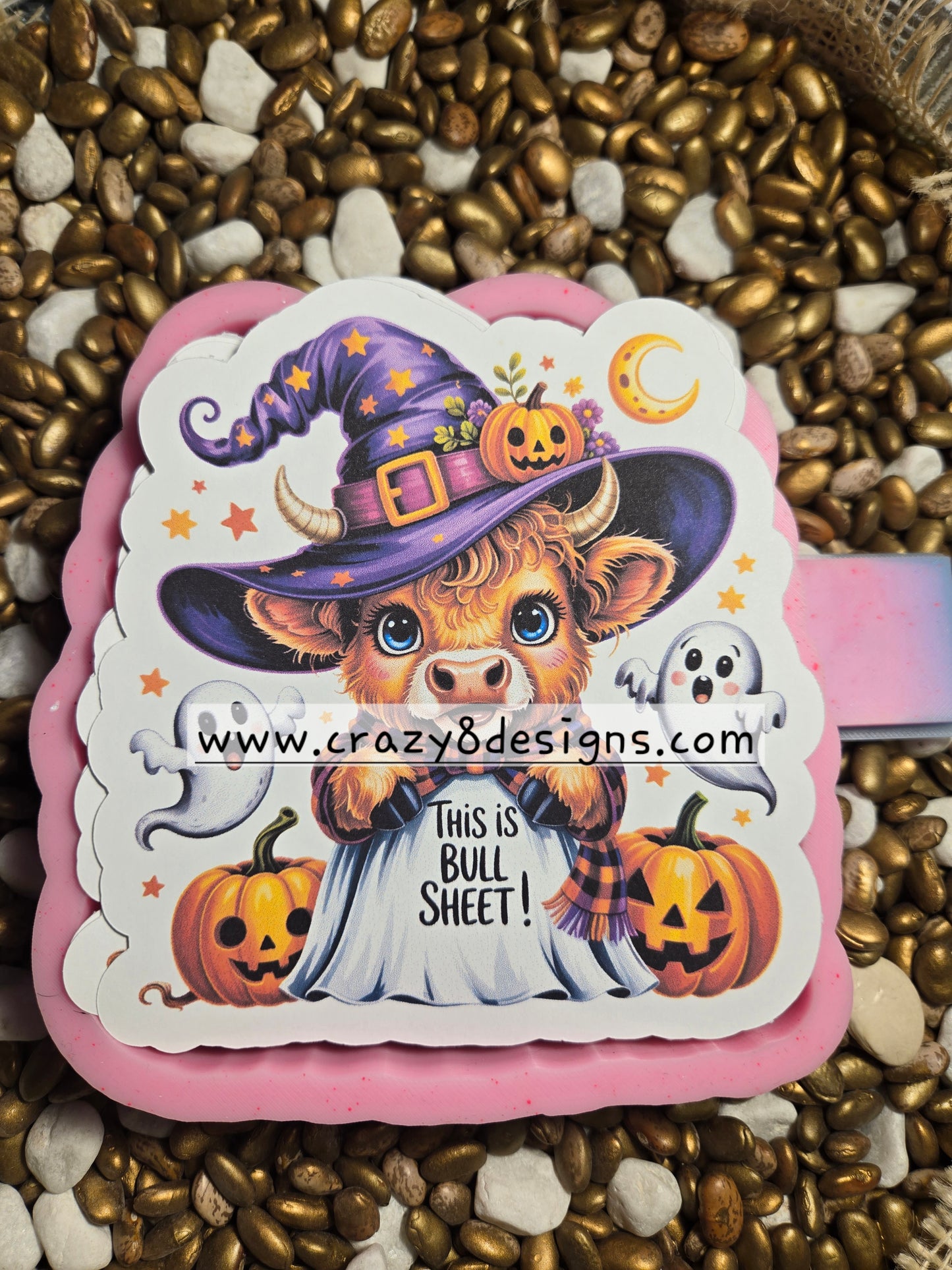 1803. Bull Sheet Card Stock Freshie Mold