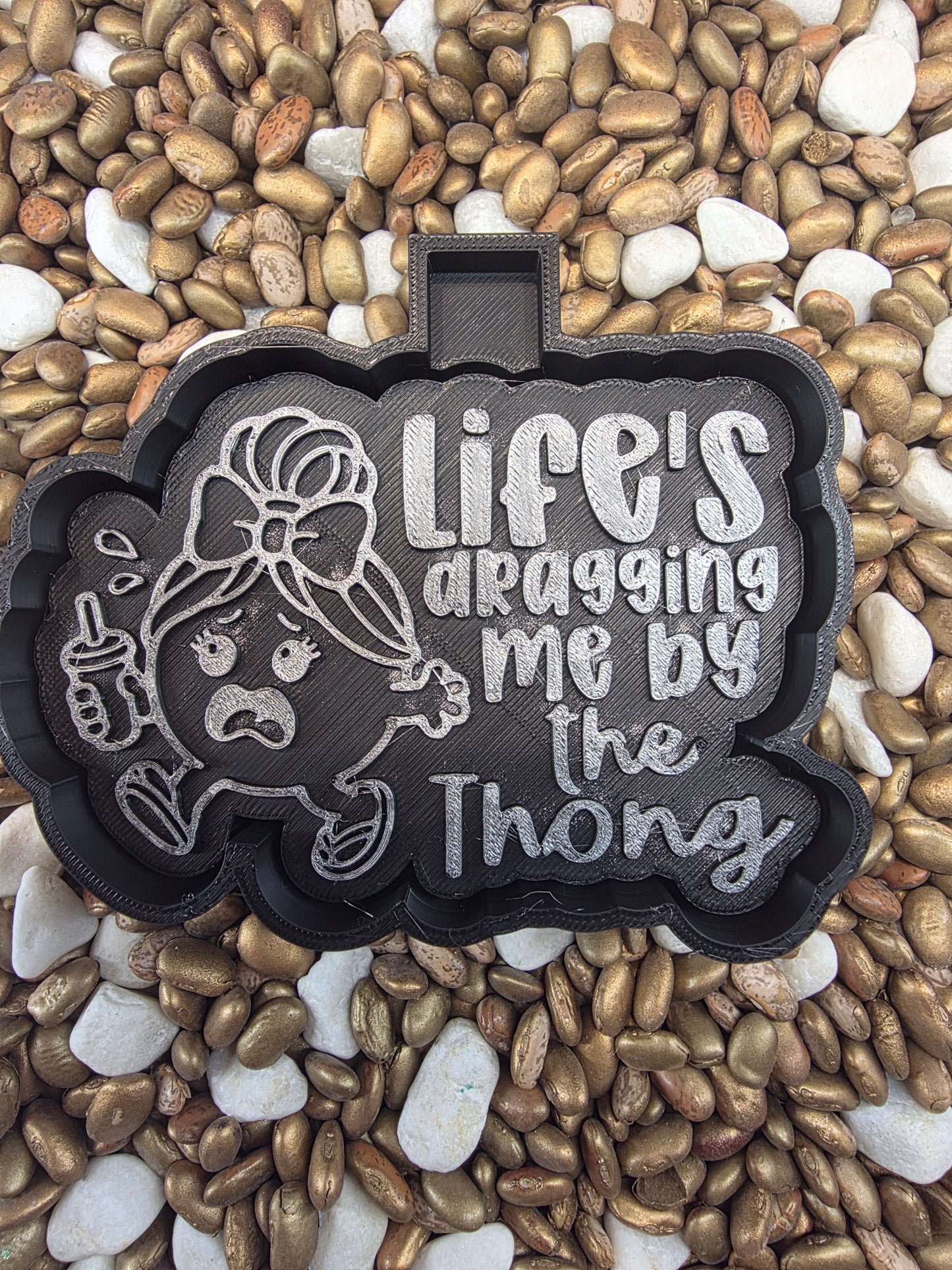 2856. Little Miss Thong Freshie Mold| | Silicone Mold for Freshies