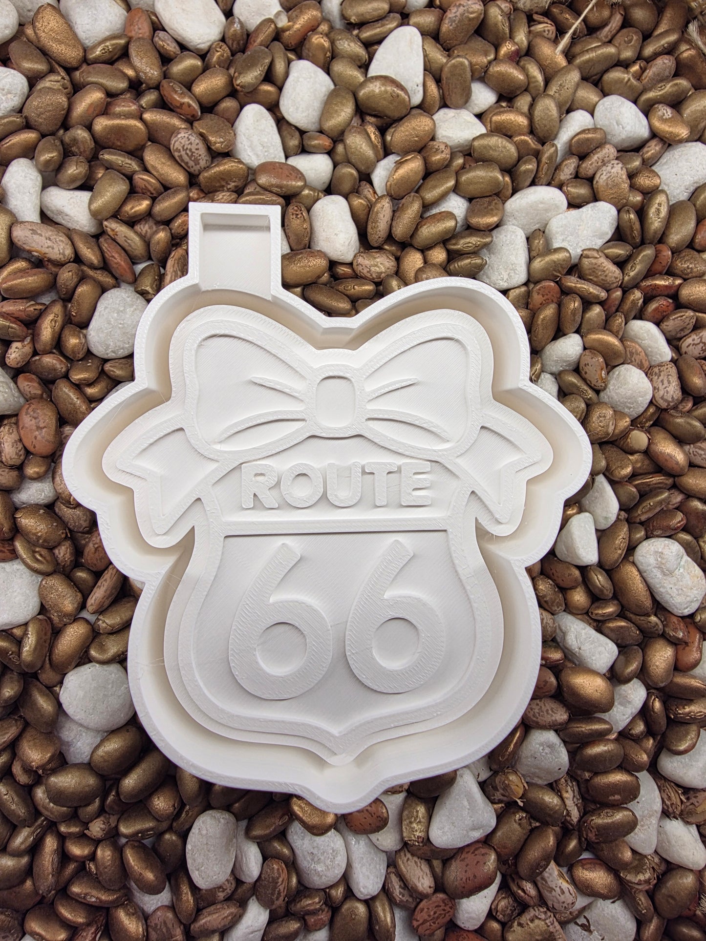 2989. Route 66 Freshie Mold| | Silicone Mold for Freshies