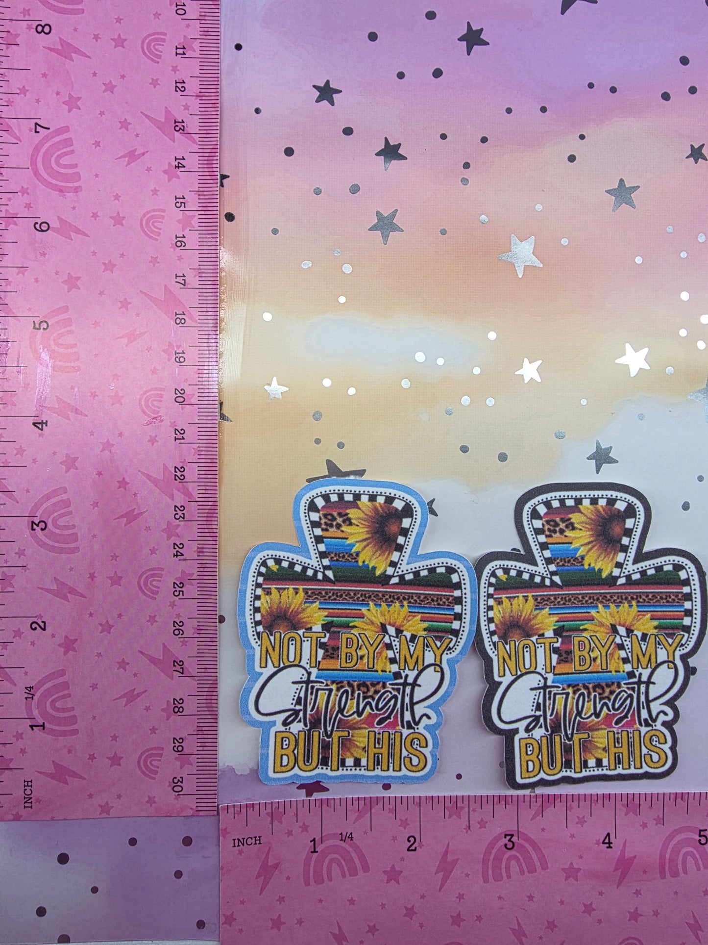 2740. Cross Card Stock Freshie Mold