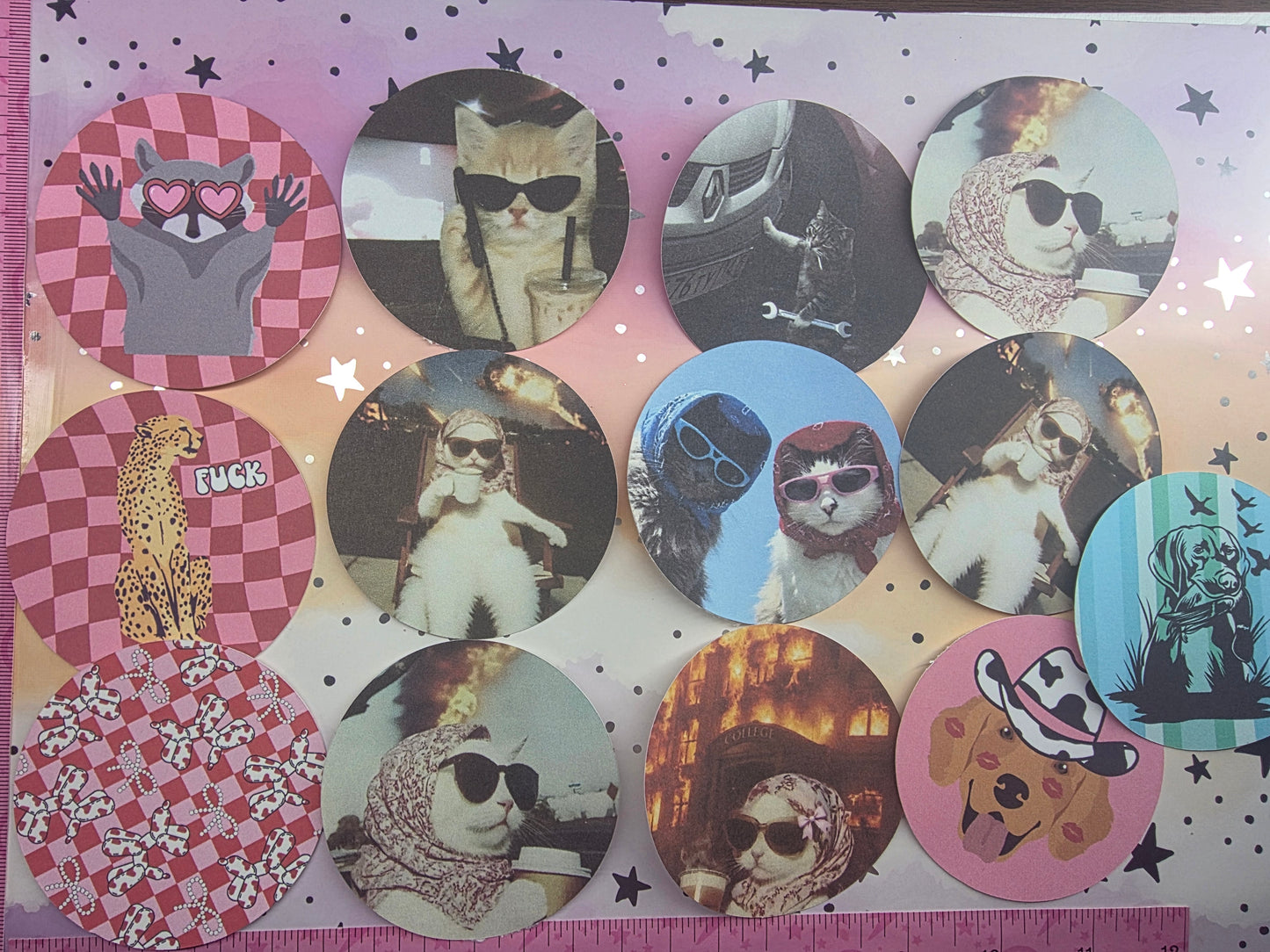 3" Round Card Stock