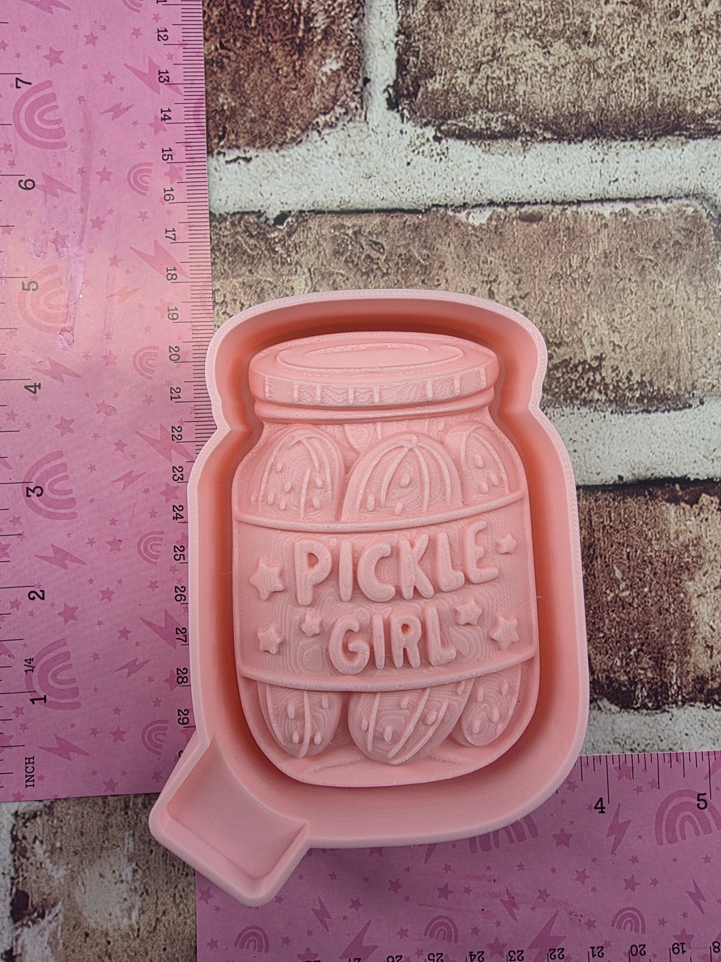 3549. 3d Pickle Freshie Mold | | Silicone Mold for Freshies