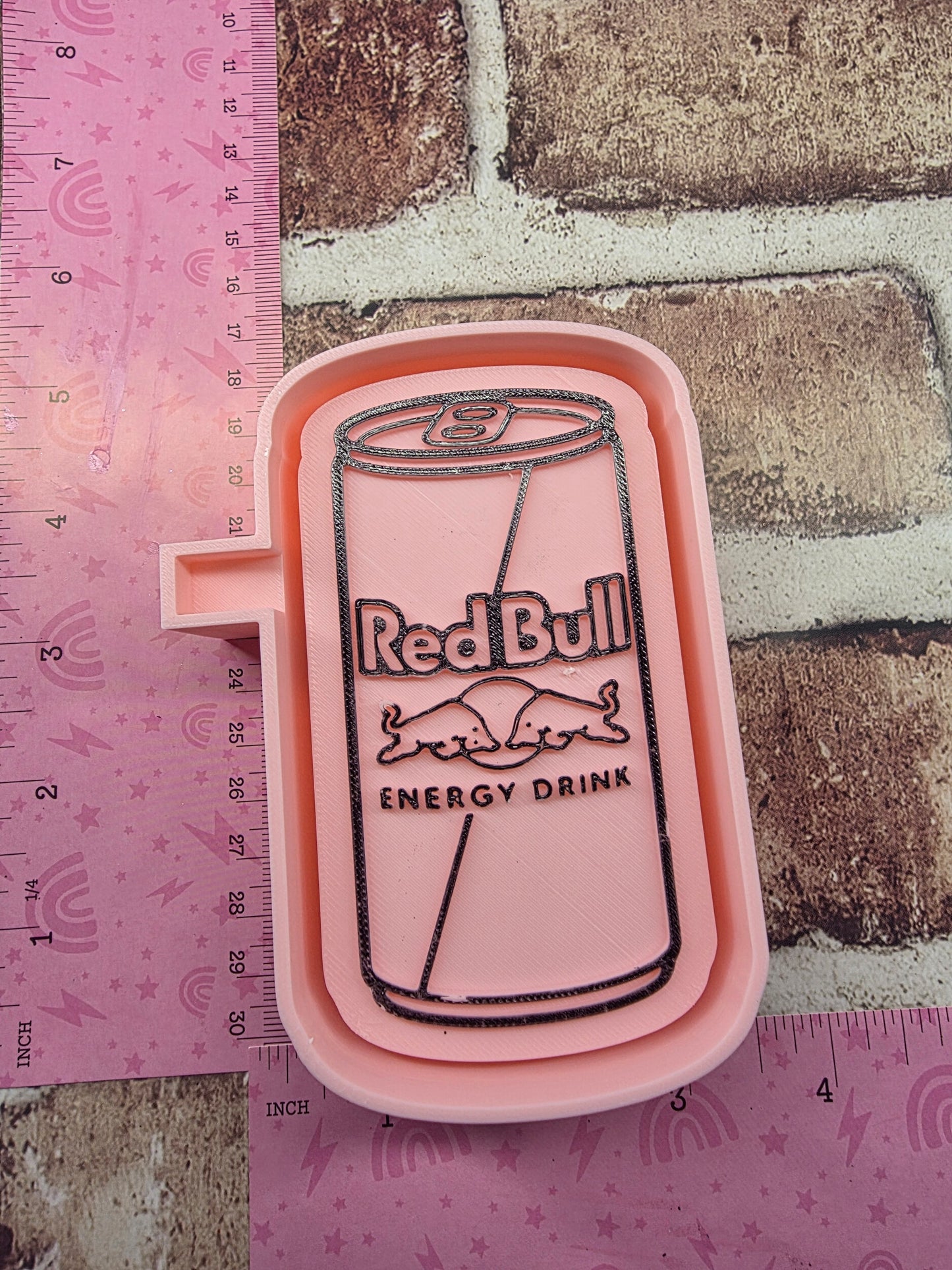 3558. Red Bull Freshie Mold| | Silicone Mold for Freshies