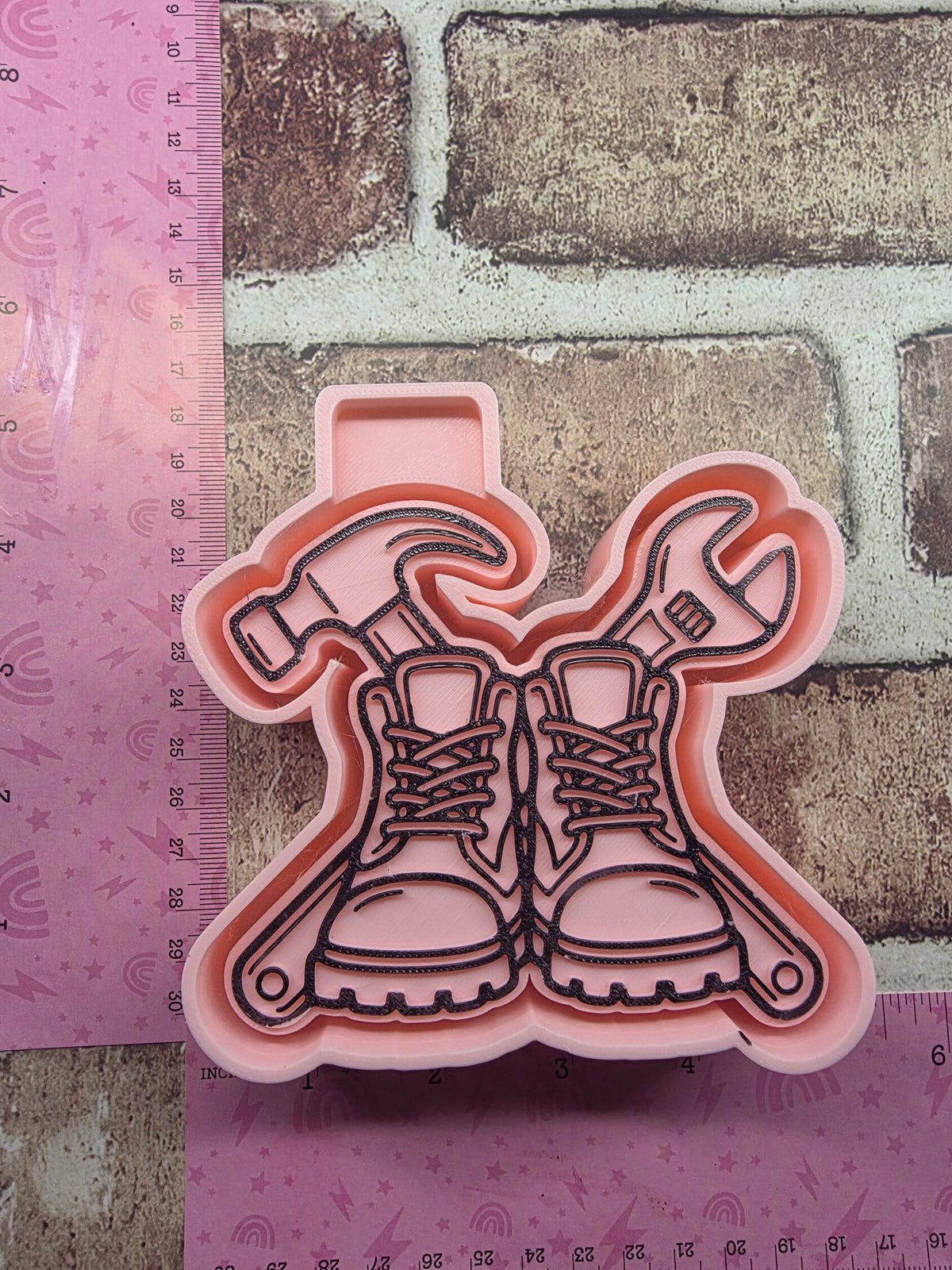 3625. Work Boots Freshie Mold| | Silicone Mold for Freshies