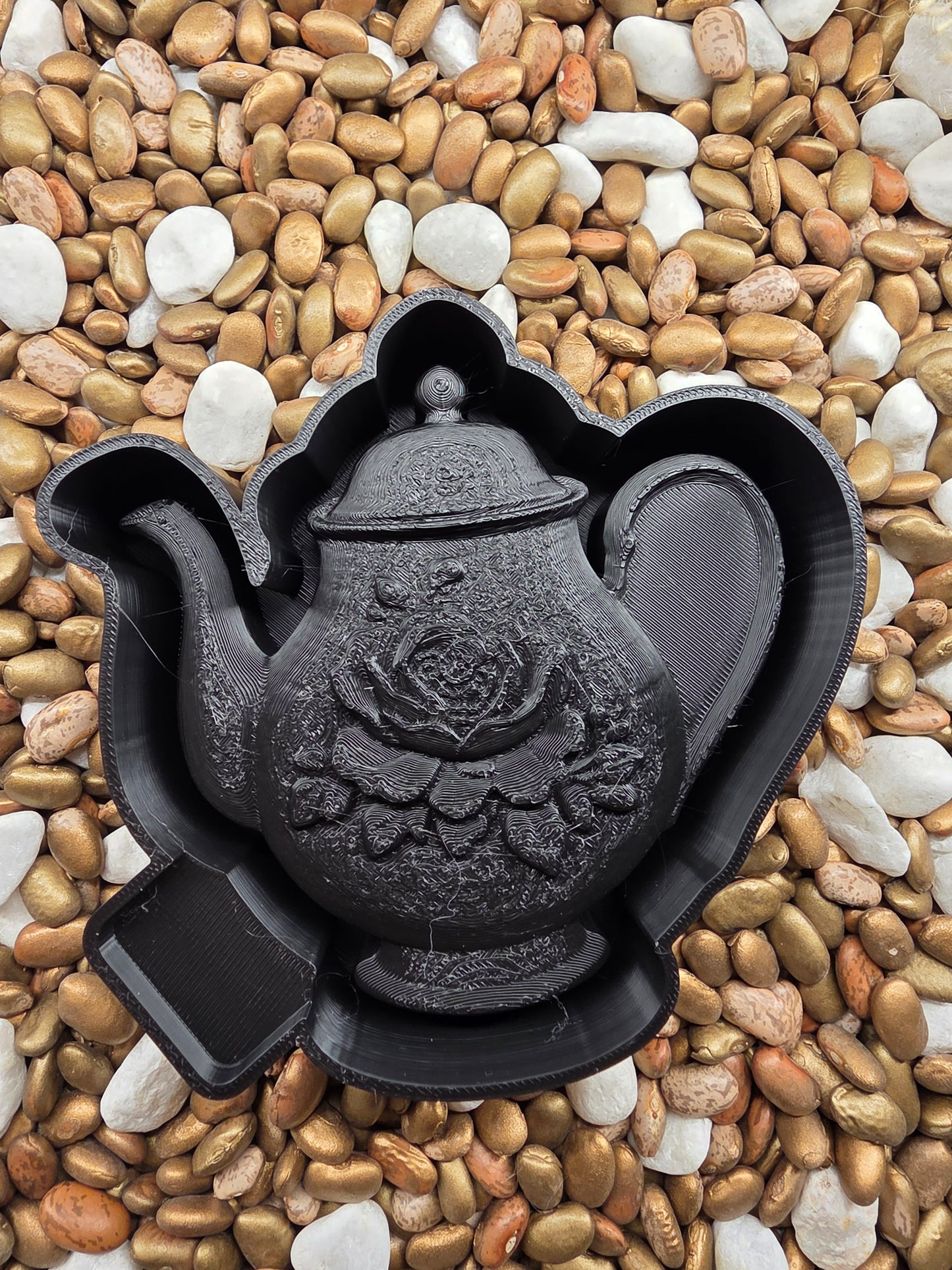 2704 3d Tea Pot Freshie Mold