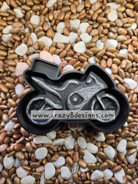 3D Motorcycle Freshie Mold