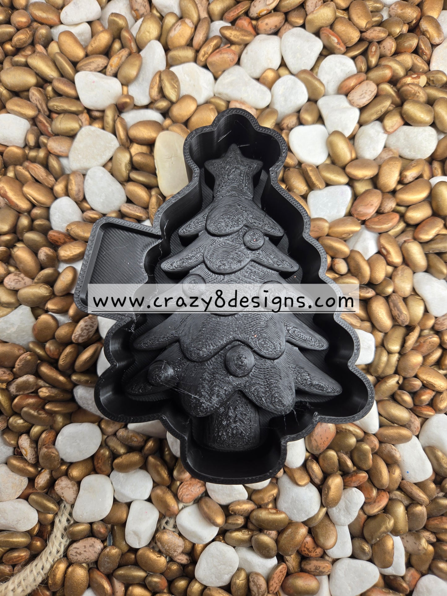 3d Christmas Tree Freshie Mold