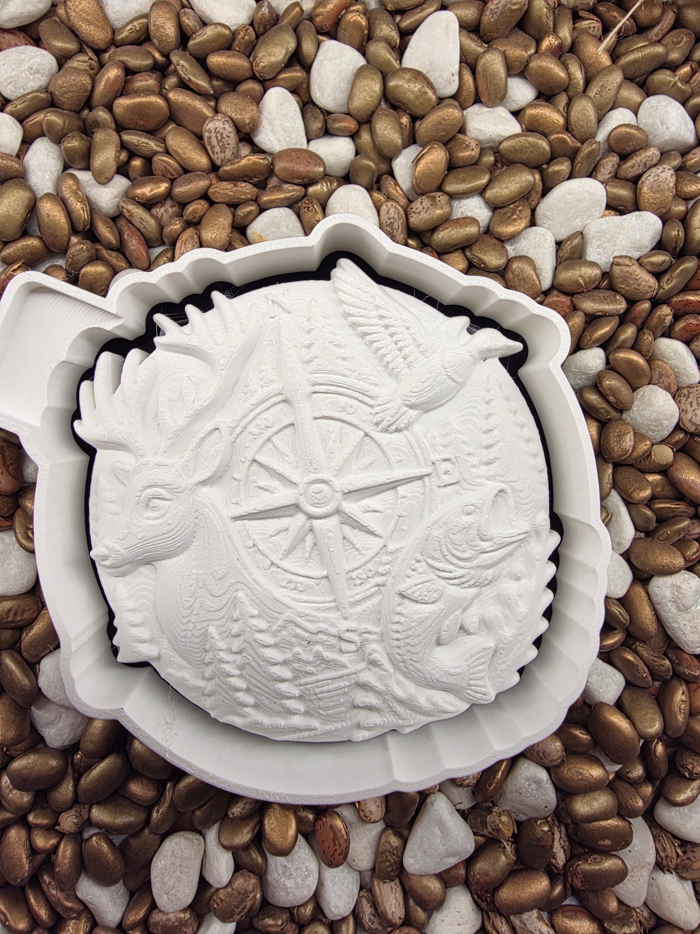 3d Hunting Compass Freshie Mold