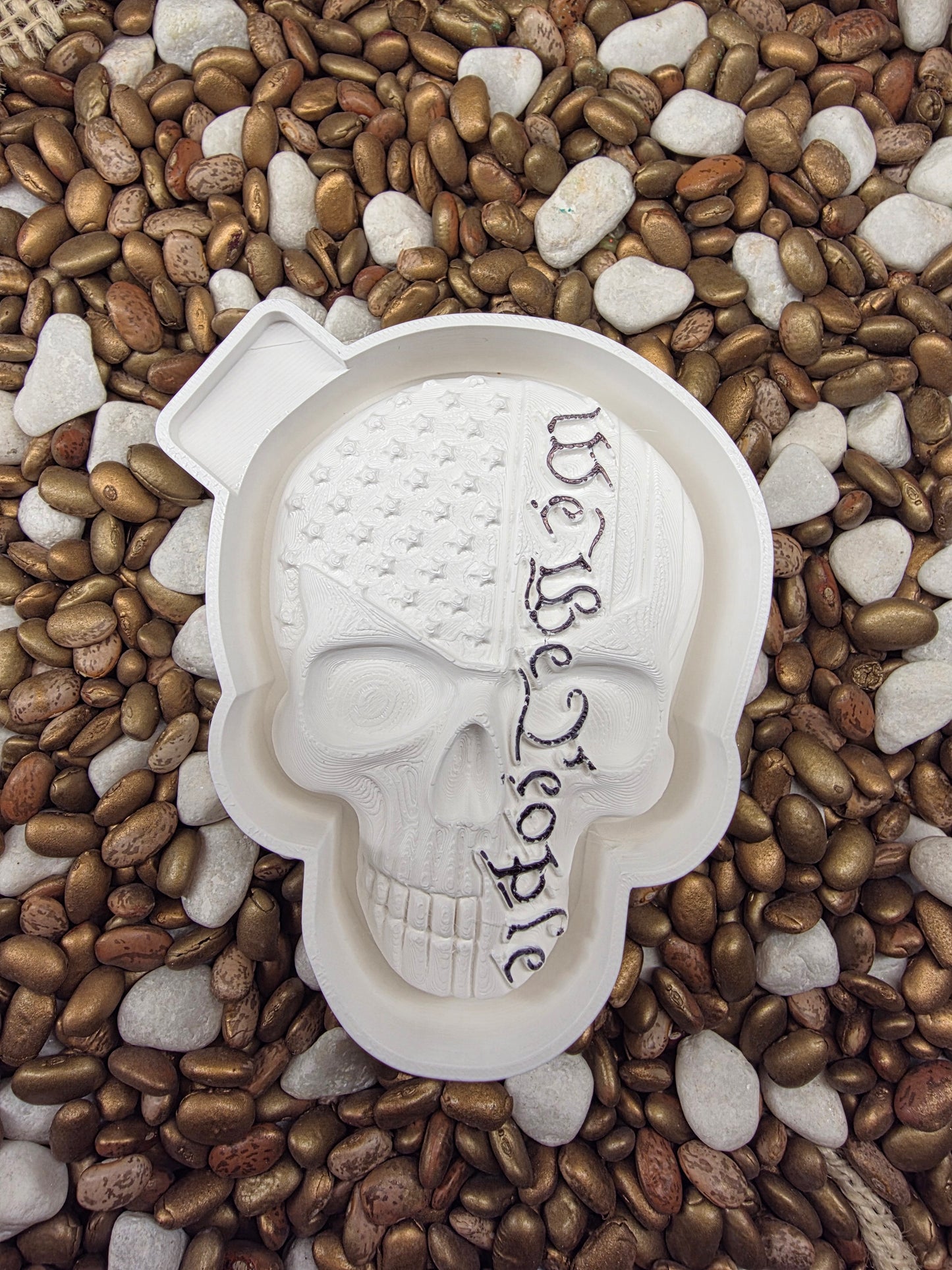 3d Skull Freshie Mold