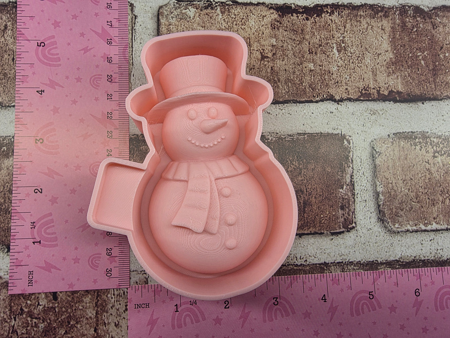 3d Snowman Freshie Mold