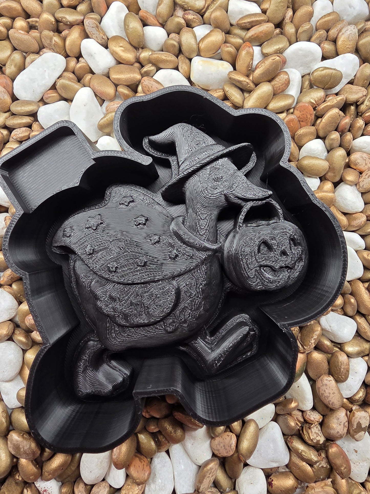 3d Trick or Treat Goose Freshie Mold