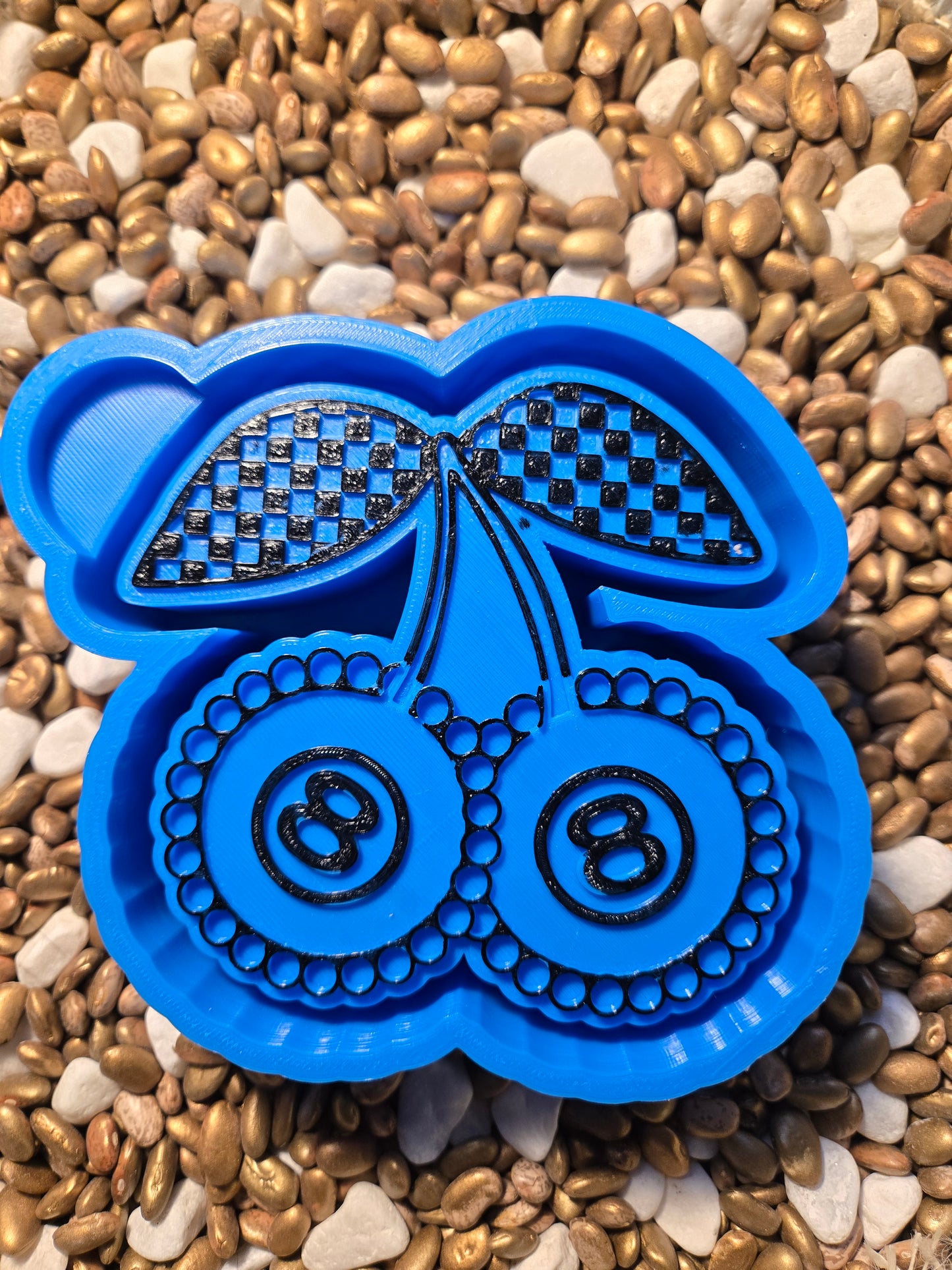 8 ball cherry Freshie Mold