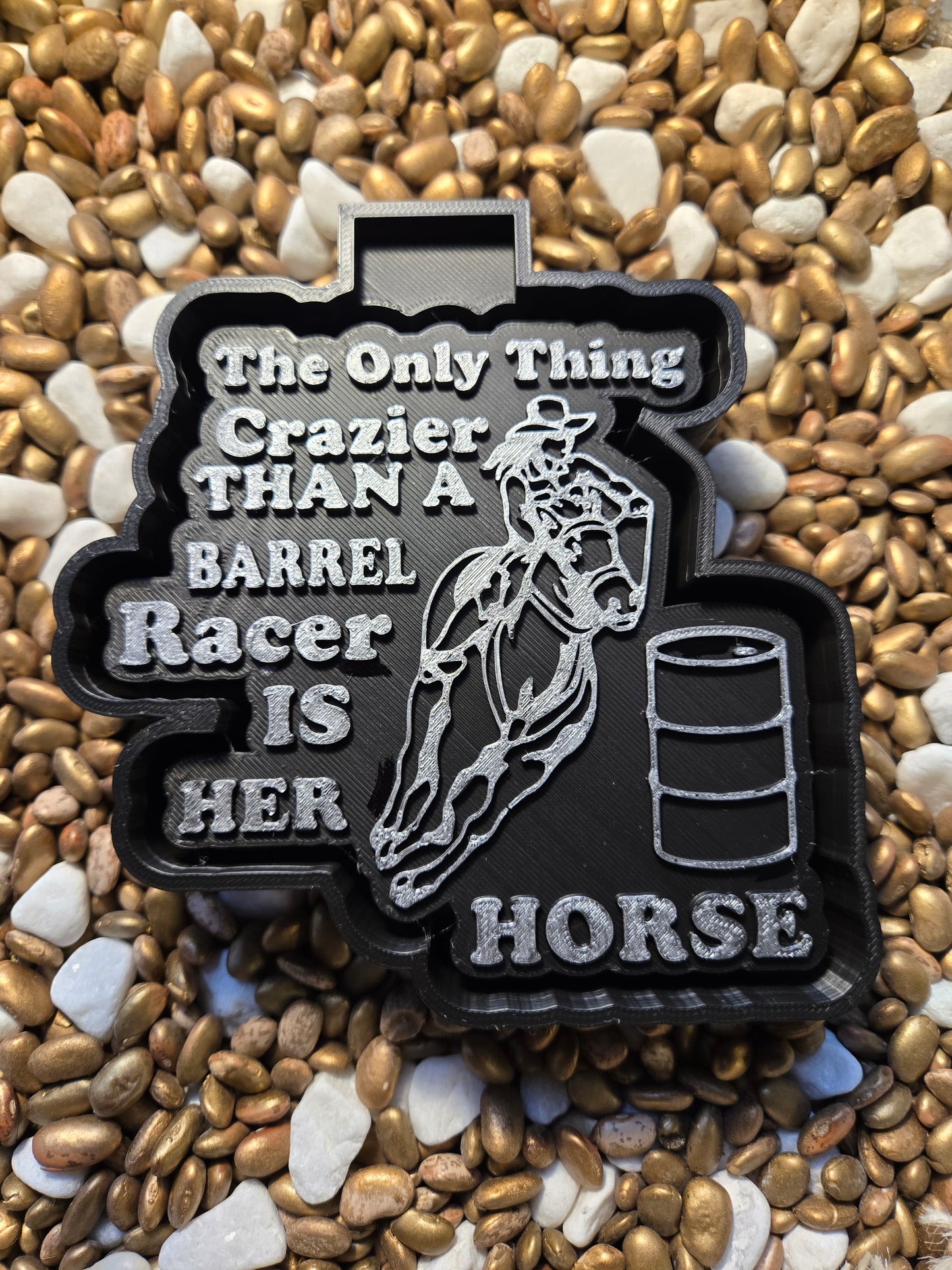 Barrel Racer Freshie Mold