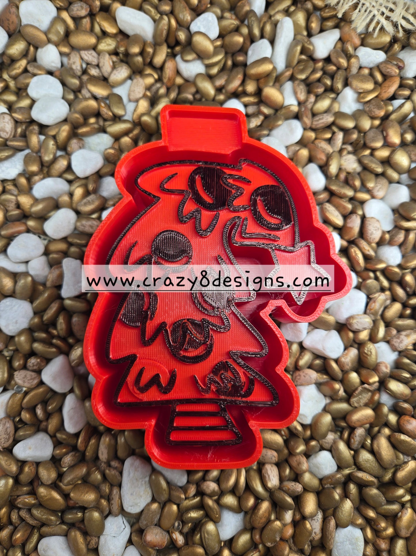 Bent Christmas Tree Freshie Mold