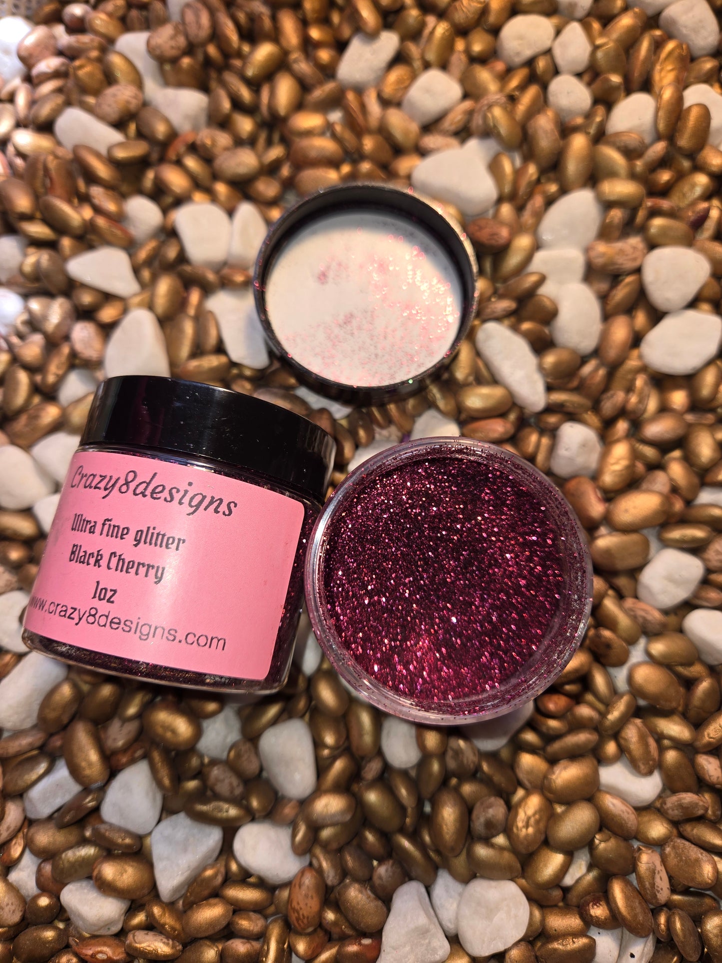 Black Cherry Ultra Fine Glitter