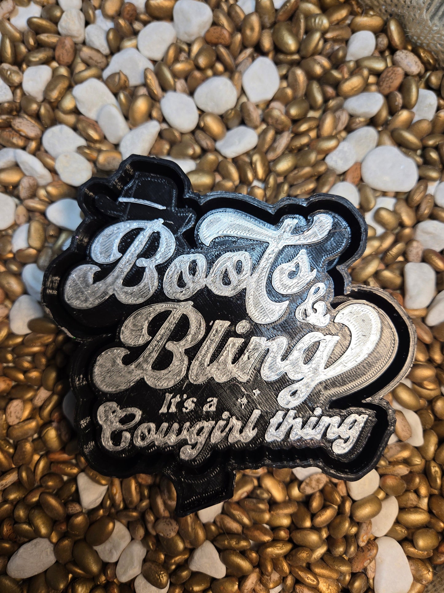 Boots, Bling, its Cowgirl Thing Mold