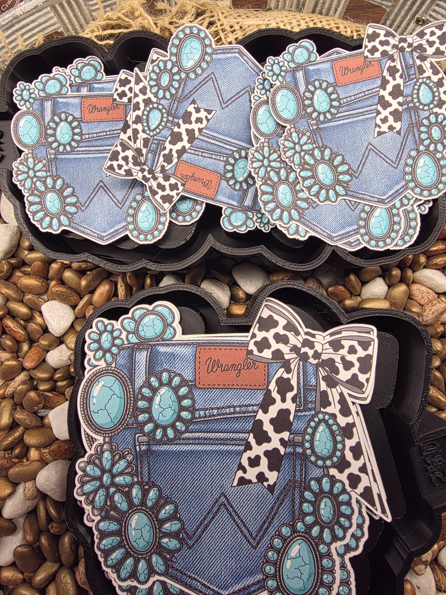 Blue Jeans Stock Freshie Mold,Vent Clip