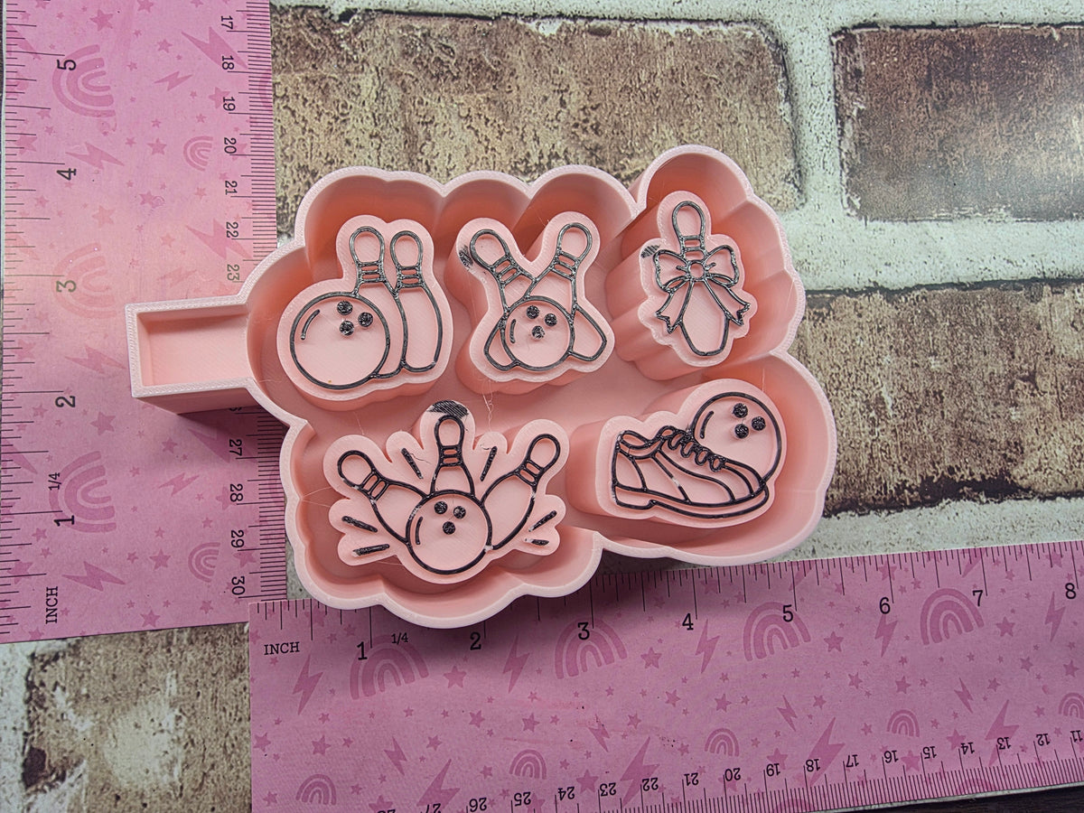 Bowling Charmy Freshie Mold