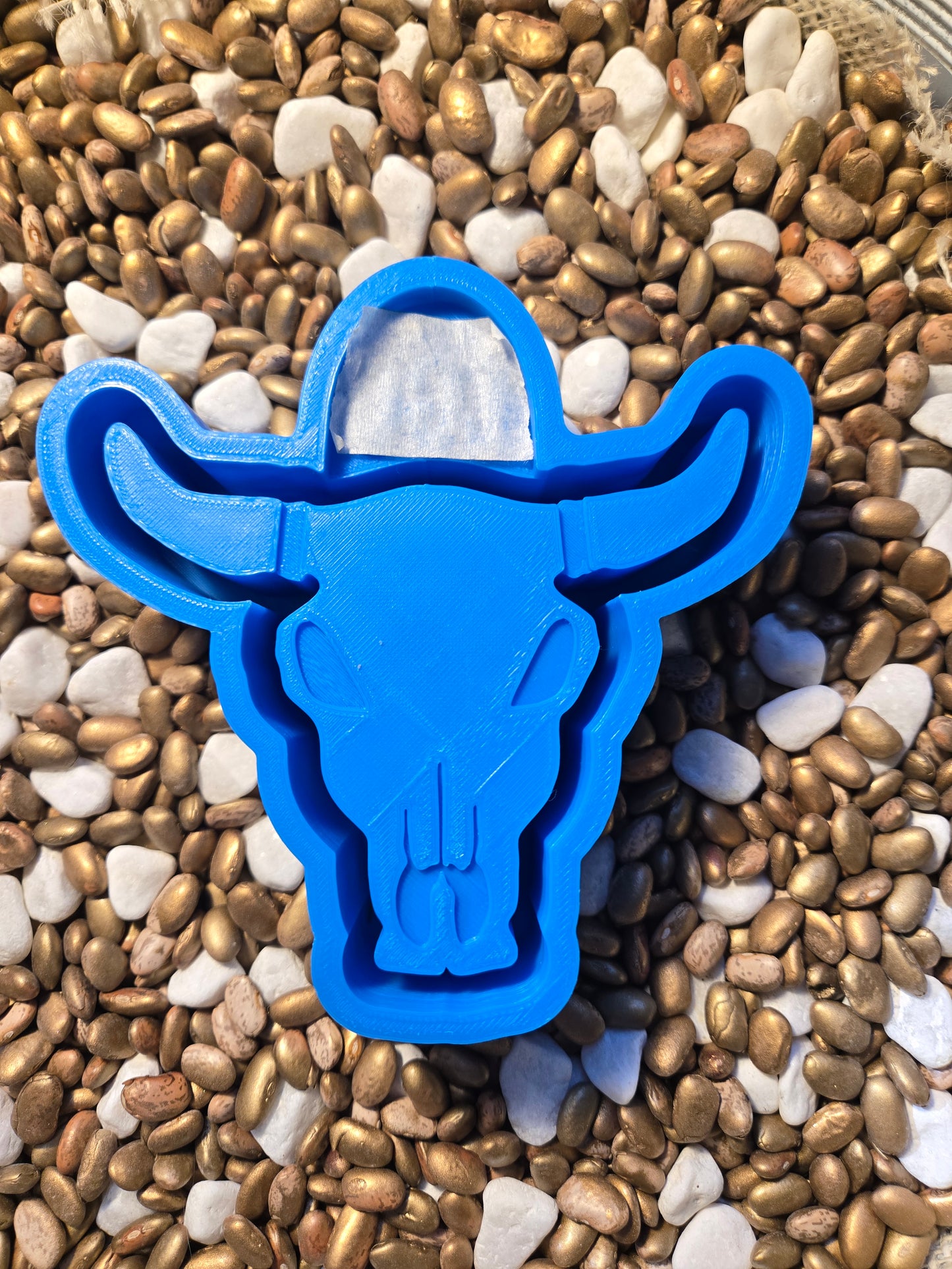 Bull Skull 1 Freshie Mold