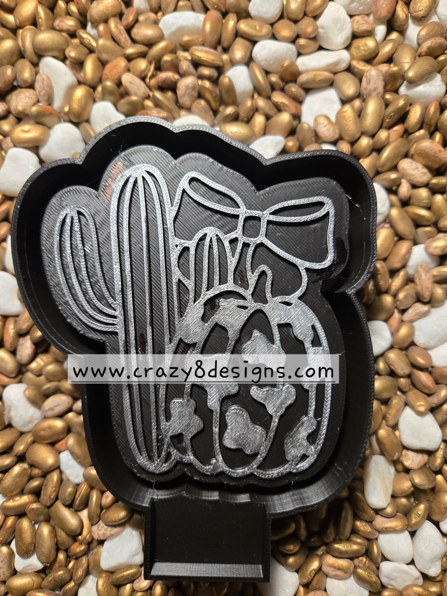 Cactus Bow Freshie Mold