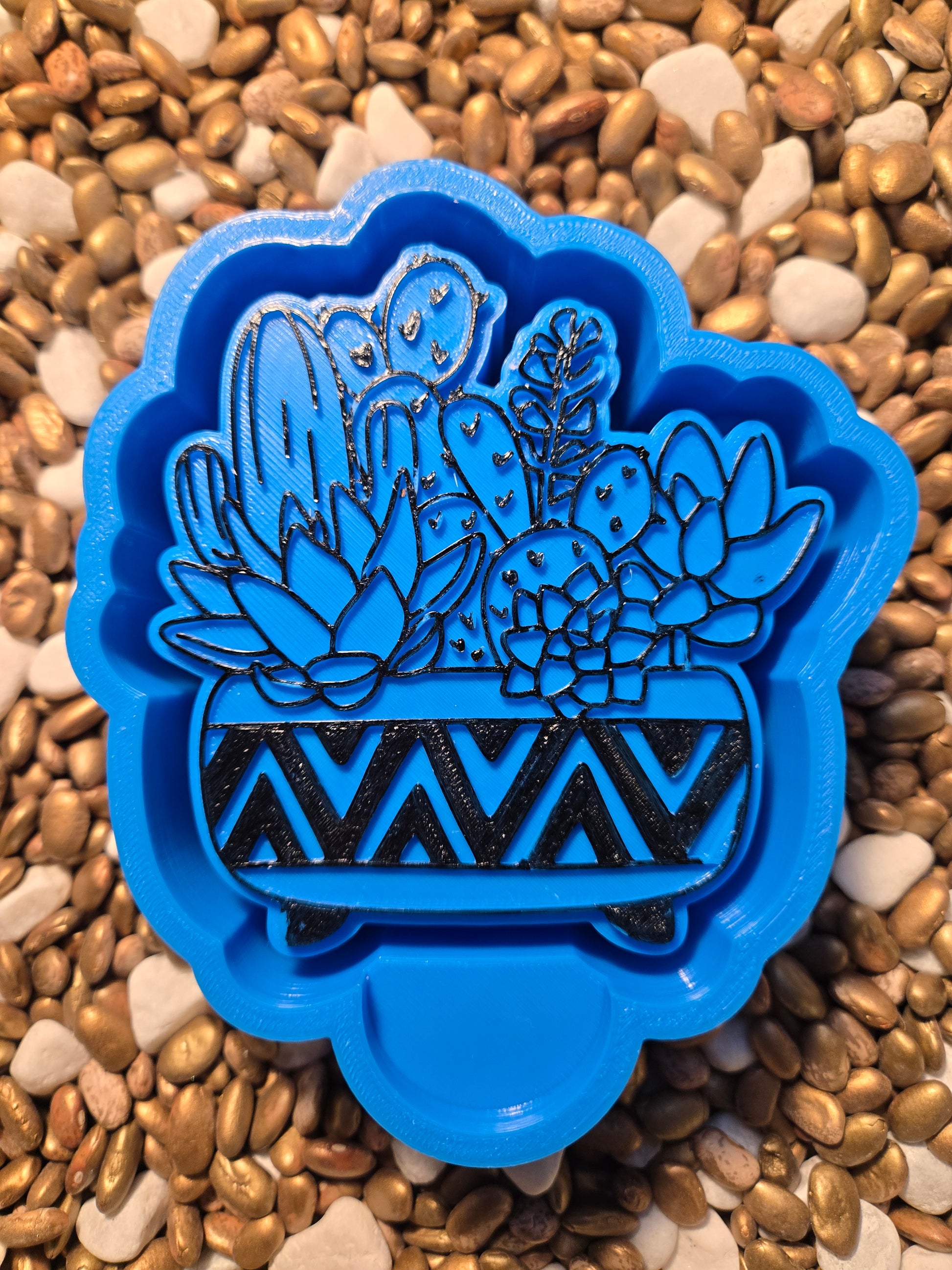 Cactus pot Freshie Mold