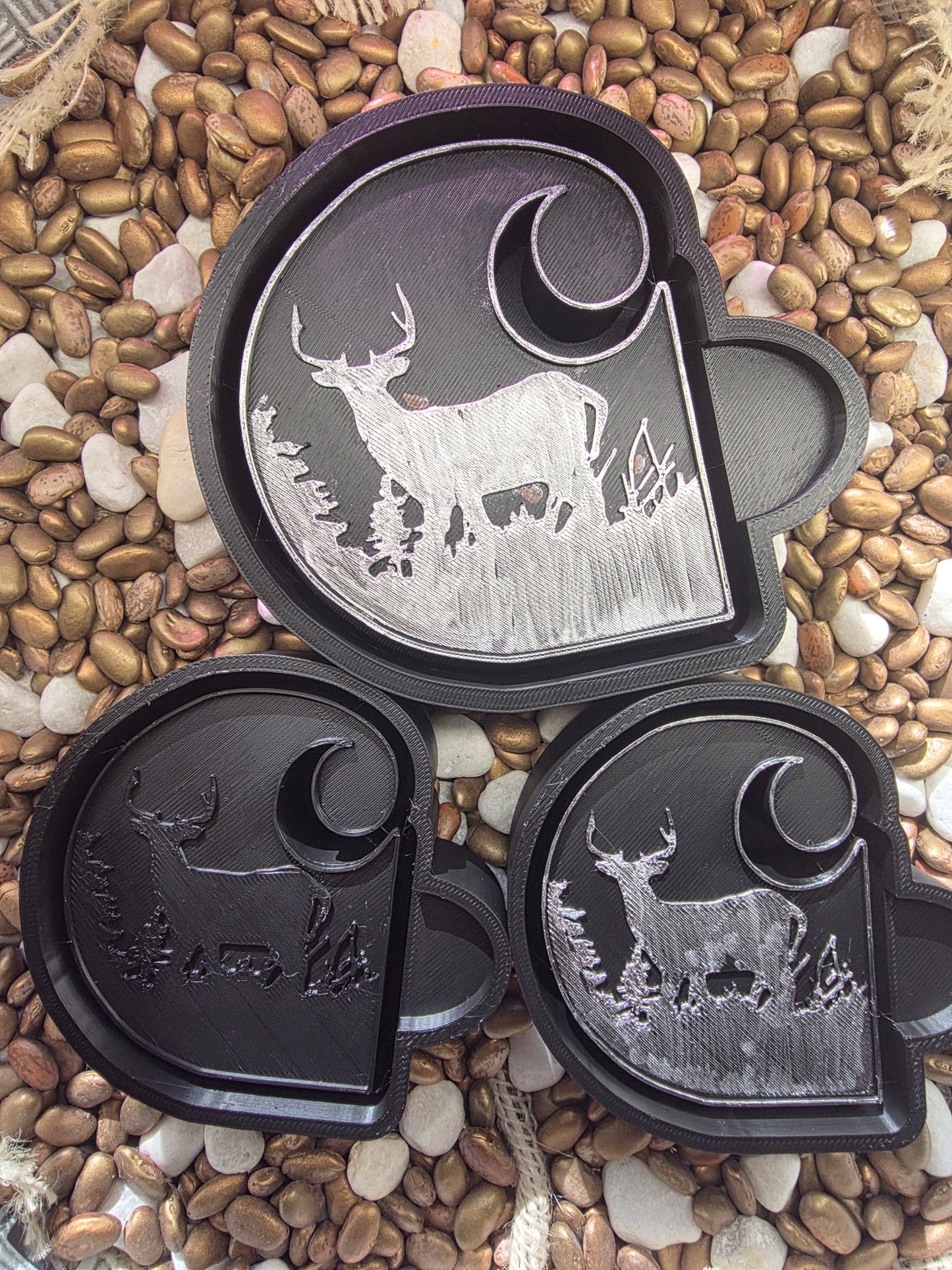 Car Heart Buck Freshie Mold