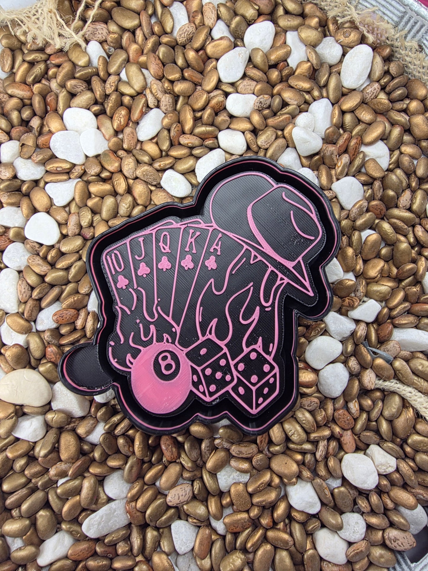 Card Gambler Freshie Mold