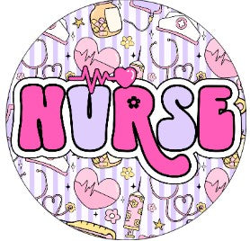 Round Cardstock Inserts -- Nurse Collection