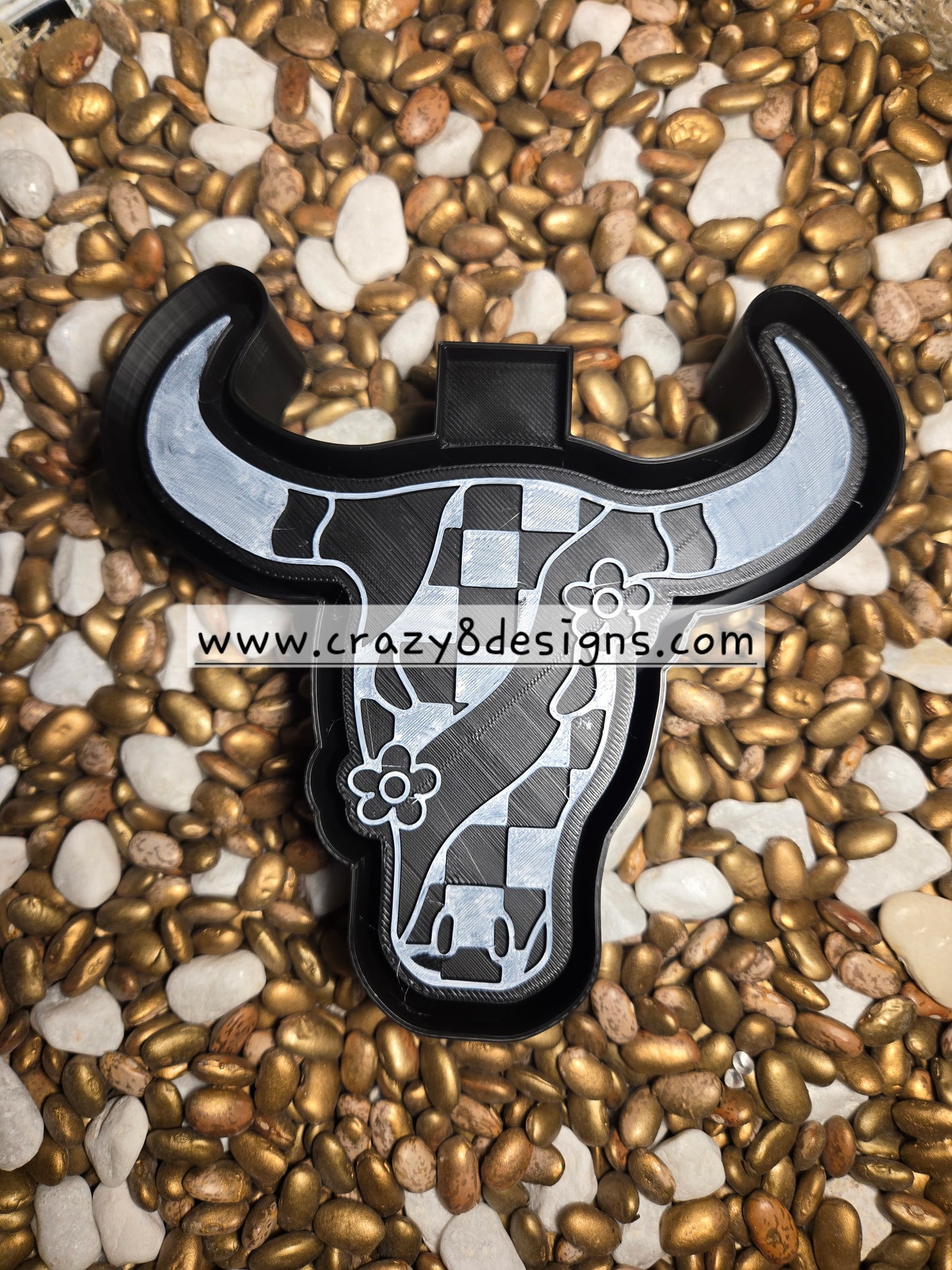Checkered Bull Freshie mold