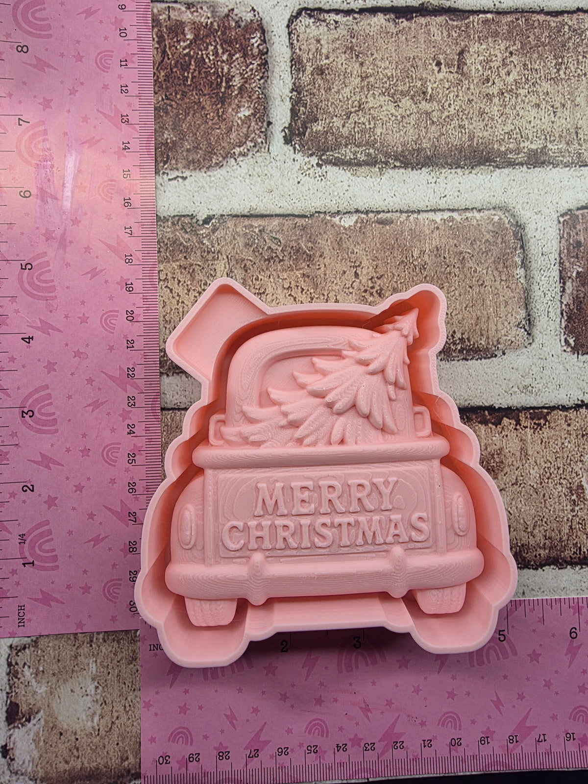 Christmas Truck Freshie Mold