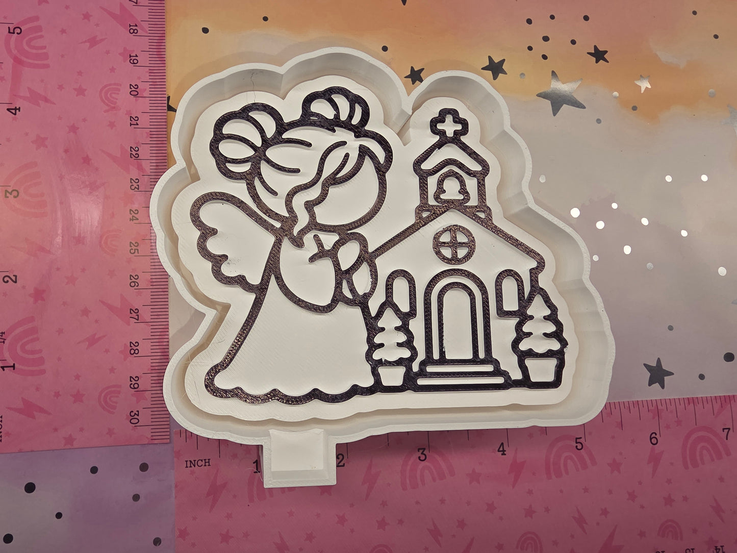 Church Angel Freshie Mold