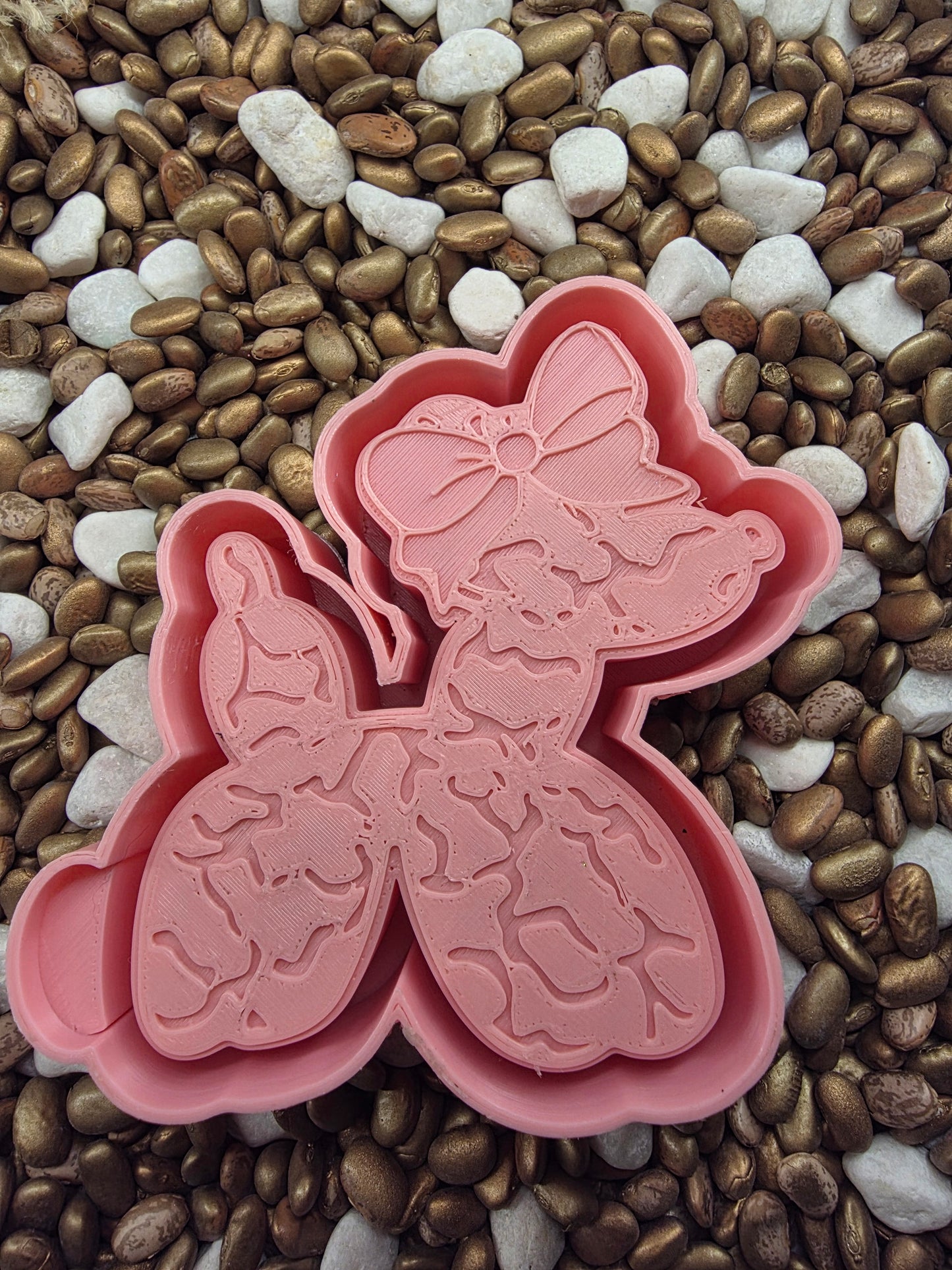Cow Pattern Balloon Dog Freshie Mold