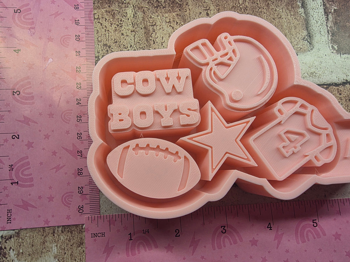 Cowboys Charmy Freshie Mold