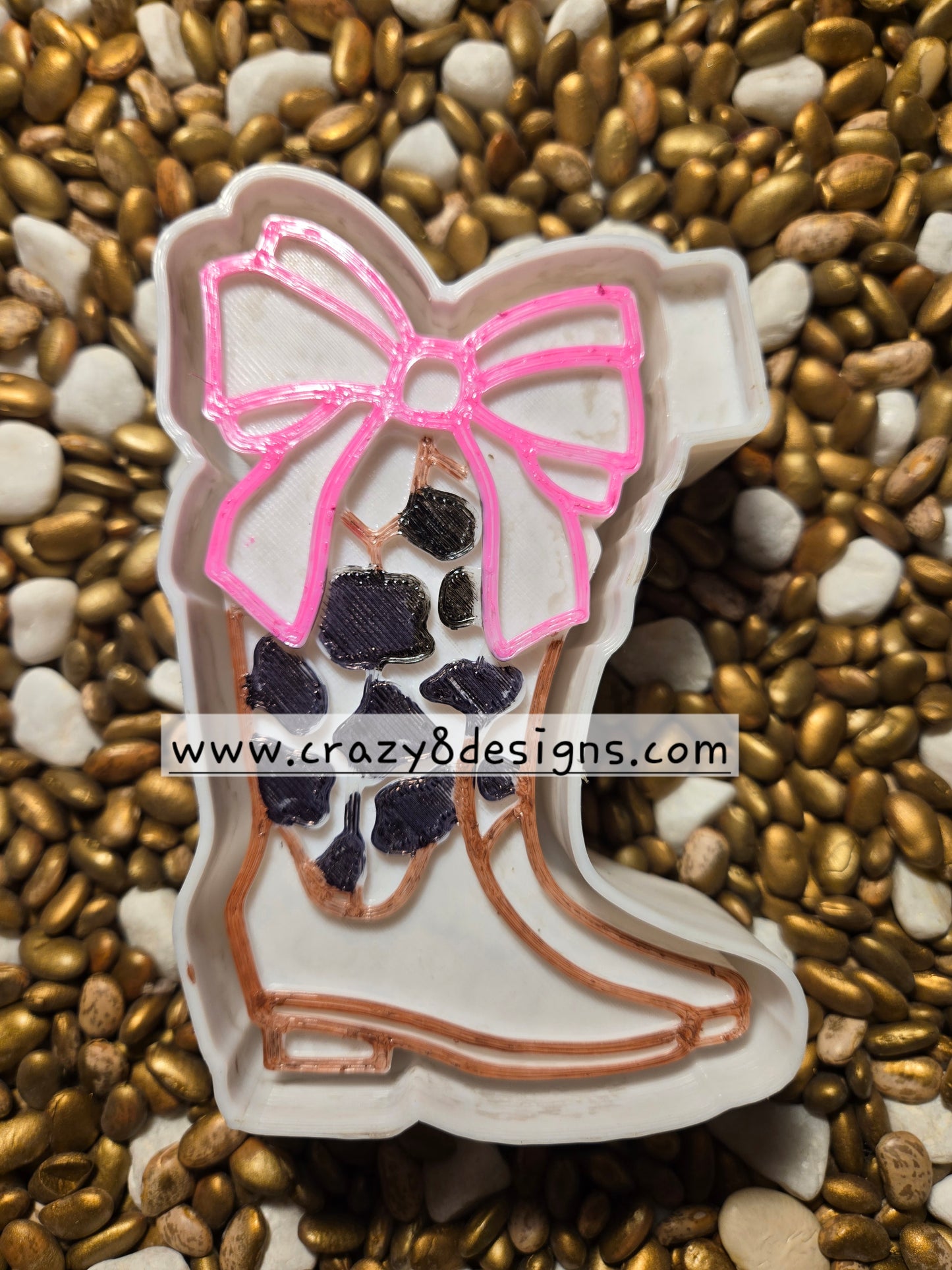 Cowgirl Boots Freshie Mold