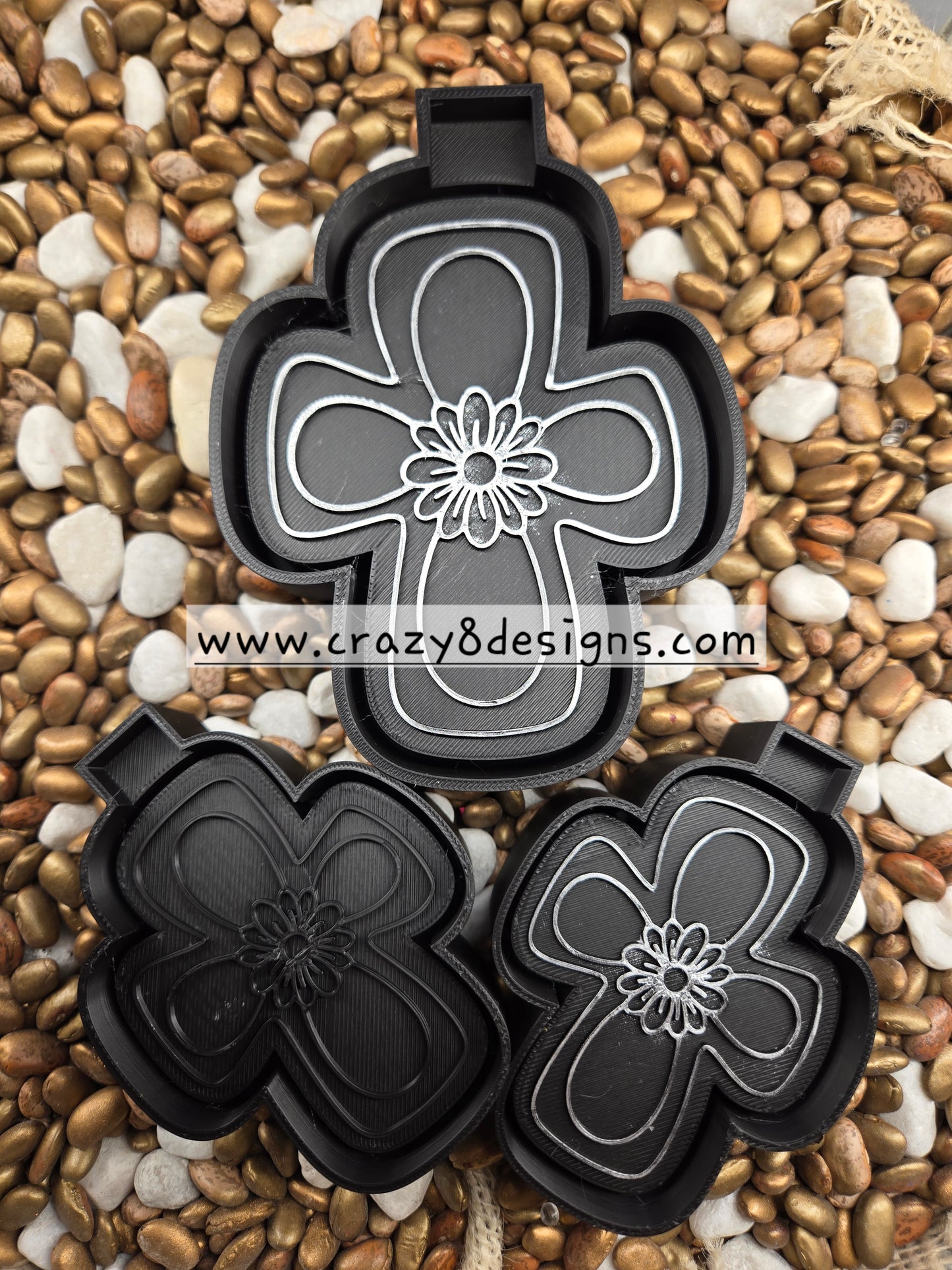 Cross Freshie Mold / Vent Clips